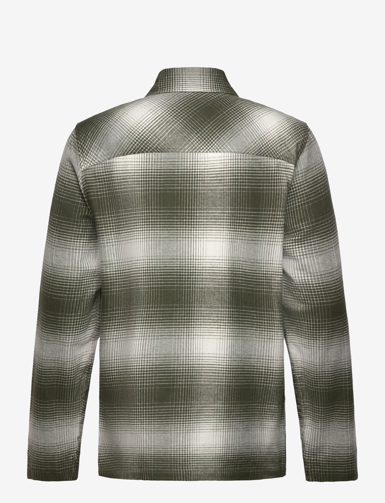 Lyle & Scott - Ombre Check Overshirt - overshirts - x968 deep depths/ dropcloth - 2