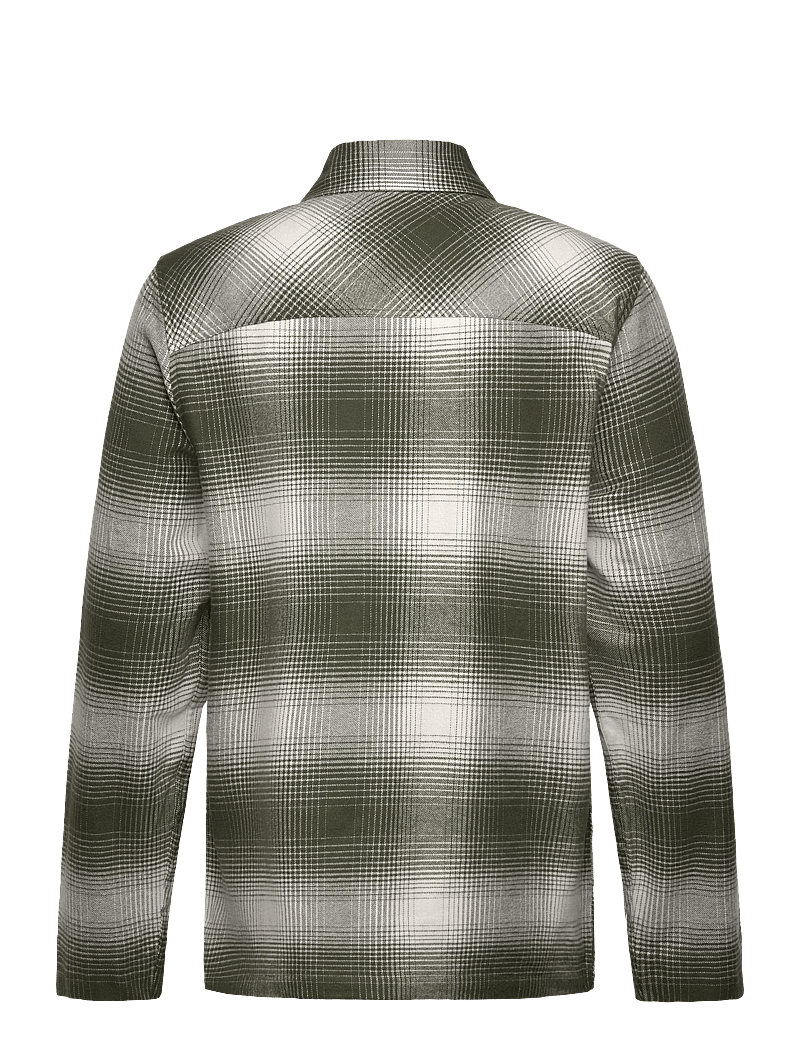 Lyle & Scott - Ombre Check Overshirt - overshirts - x968 deep depths/ dropcloth - 2