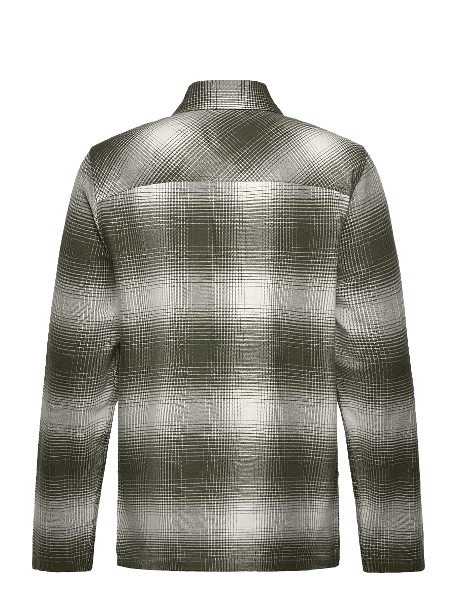 Lyle & Scott - Ombre Check Overshirt - overshirts - x968 deep depths/ dropcloth - 2