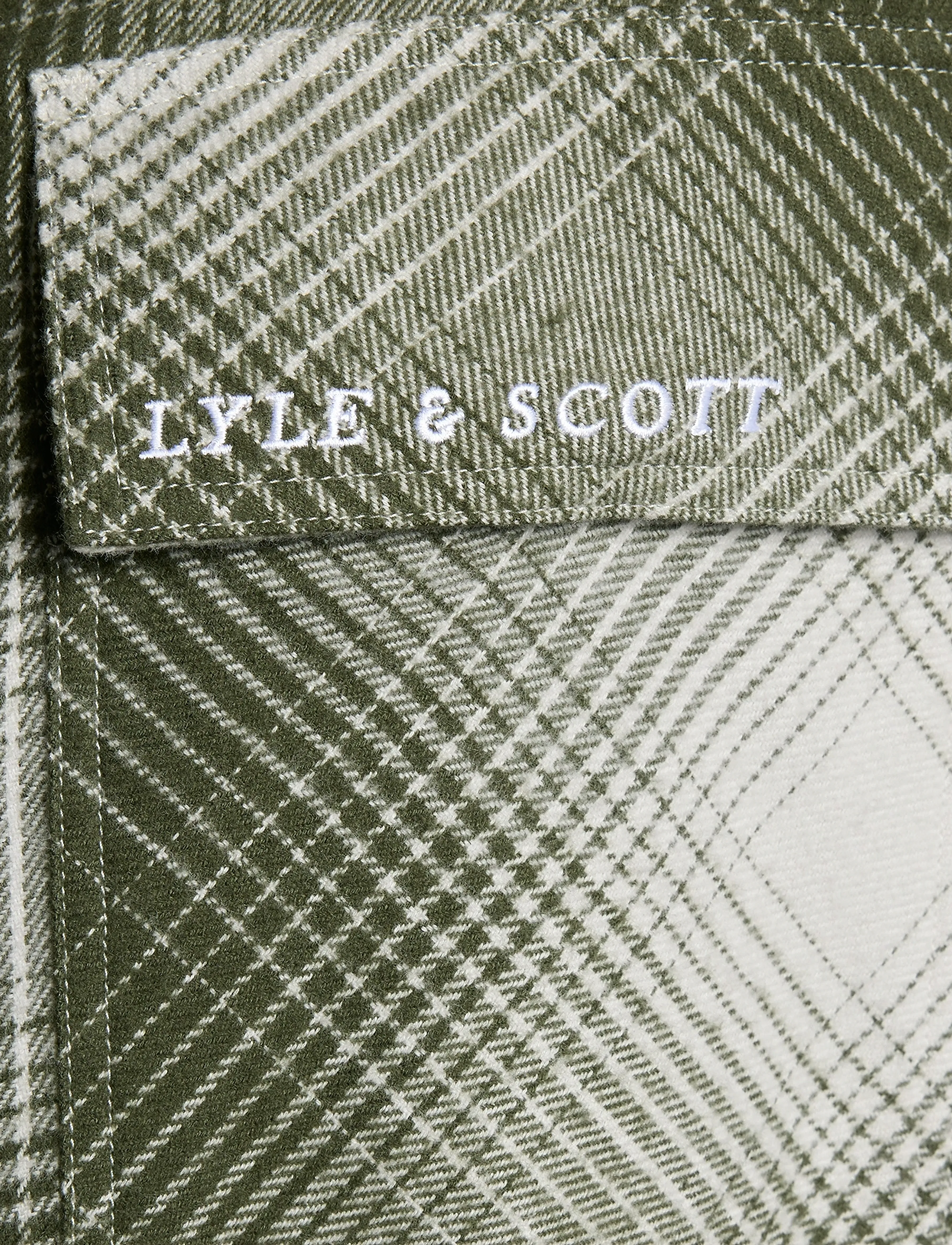 Lyle & Scott Ombre Check Overshirt overshirts herr – bild 5