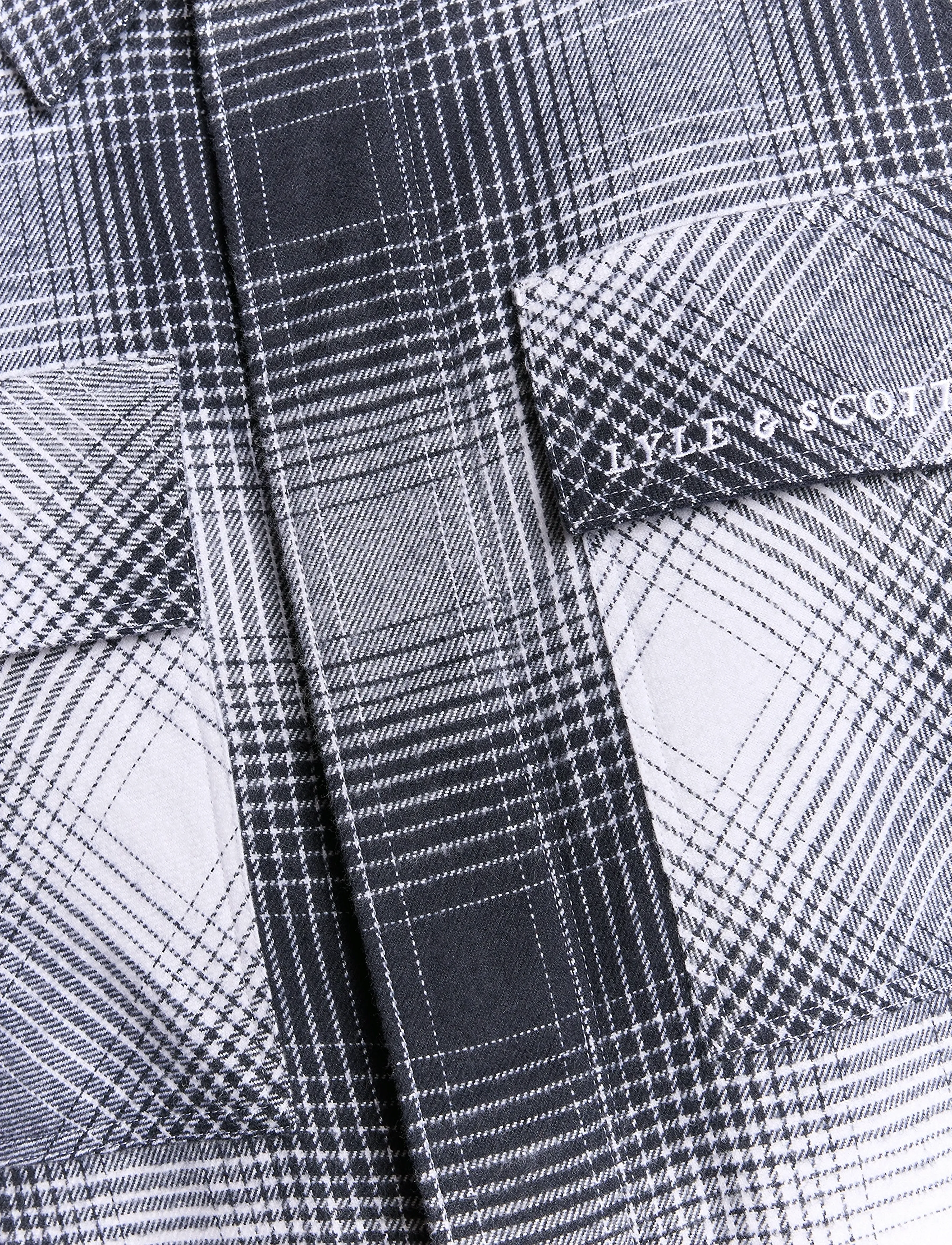 Lyle & Scott Ombre Check Overshirt overshirts herr – bild 5