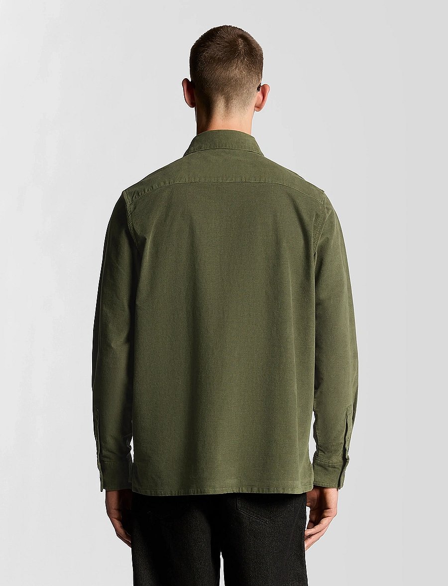 Lyle & Scott - Corduroy Shirt - corduroy shirts - x848 deep depths - 3