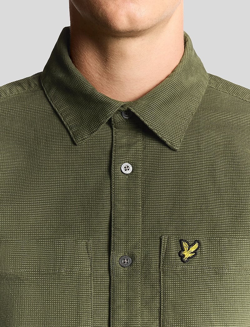 Lyle & Scott - Corduroy Shirt - cordhemden - x848 deep depths - 5