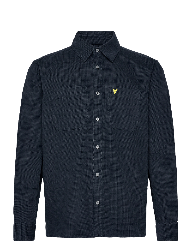 Lyle & Scott - Corduroy Shirt - manchesterskjortor - z271 dark navy - 1