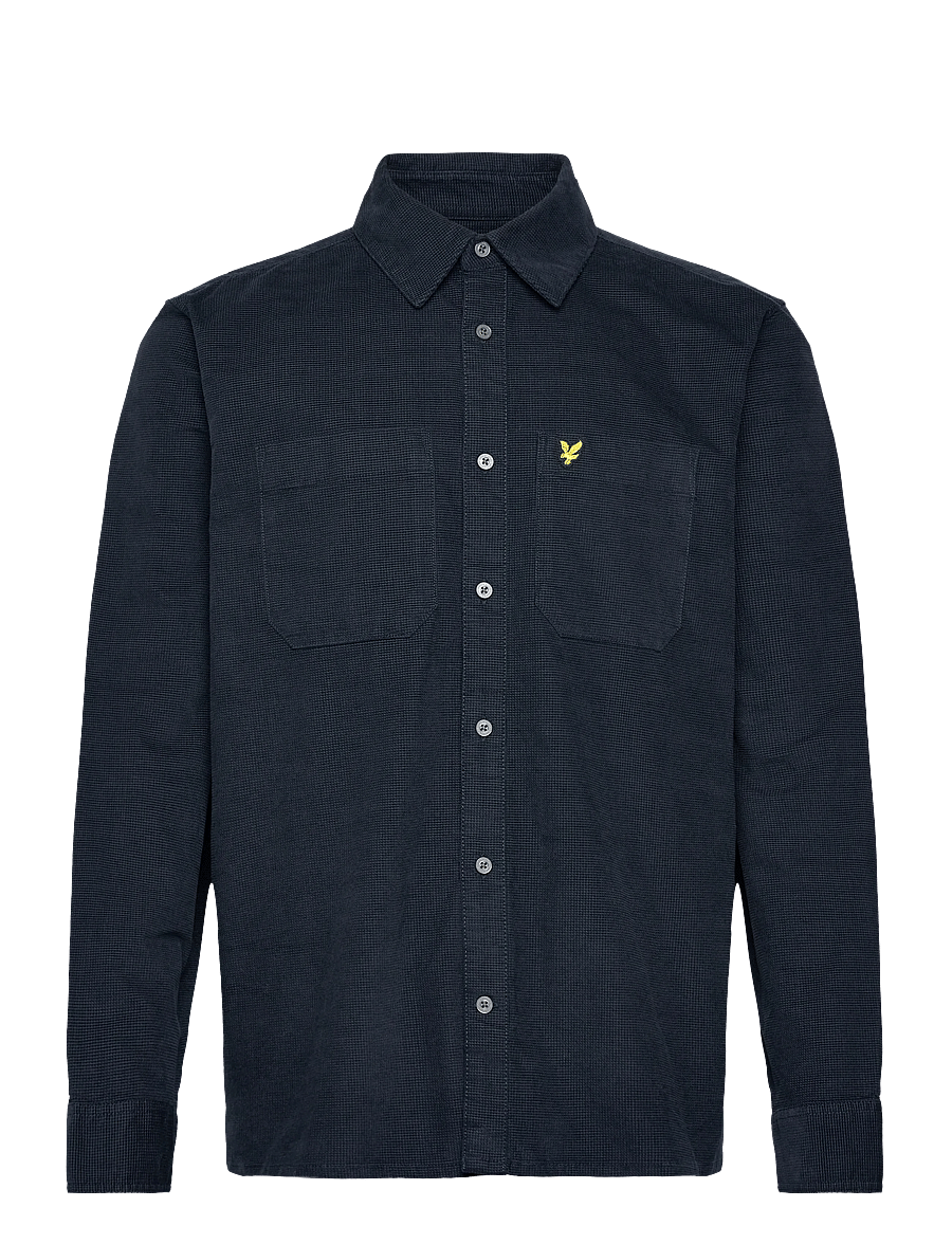 Lyle & Scott - Corduroy Shirt - corduroy overhemden - z271 dark navy - 1