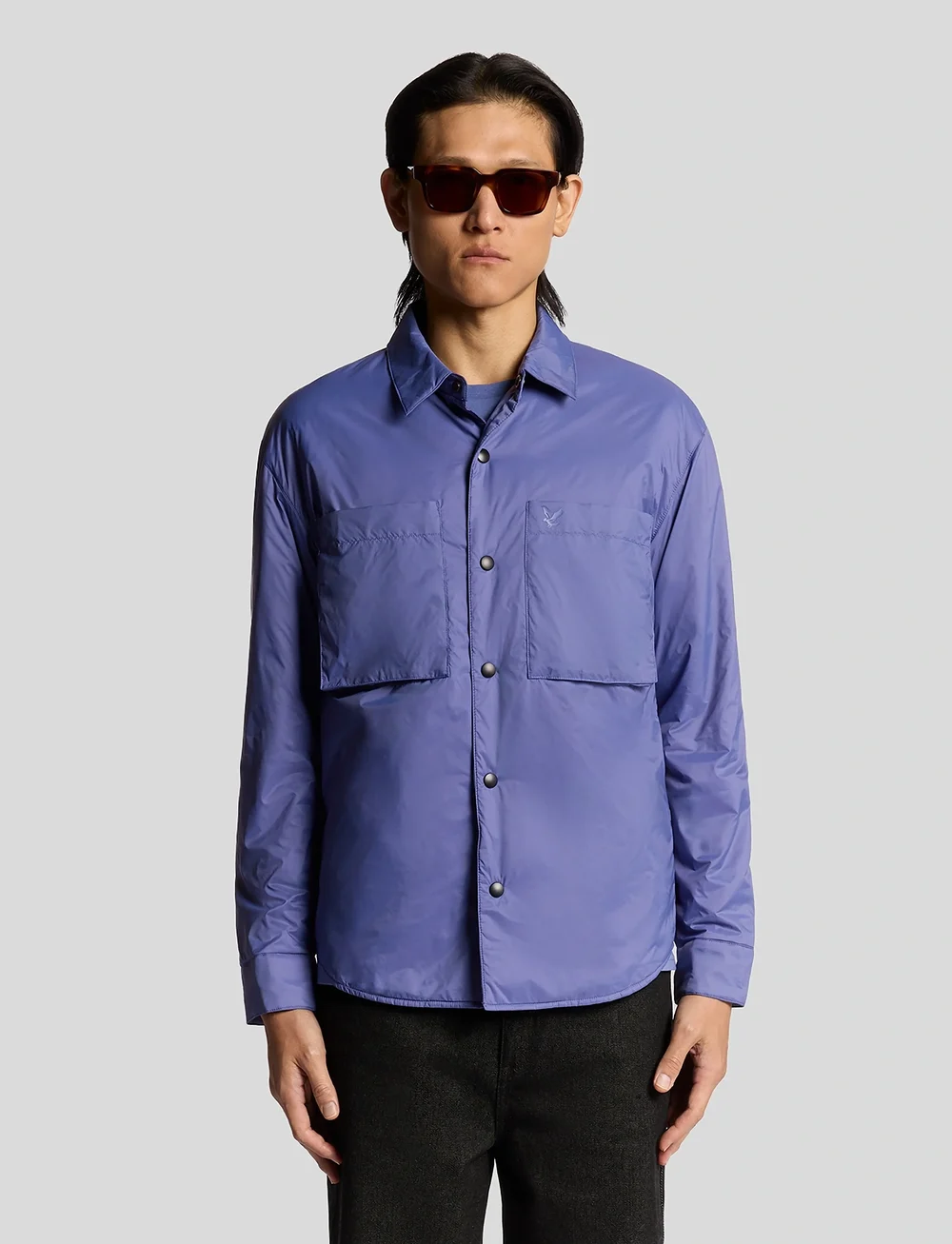 Lyle & Scott - Insulated Overshirt - vinterjakker - x876 twilight - 0