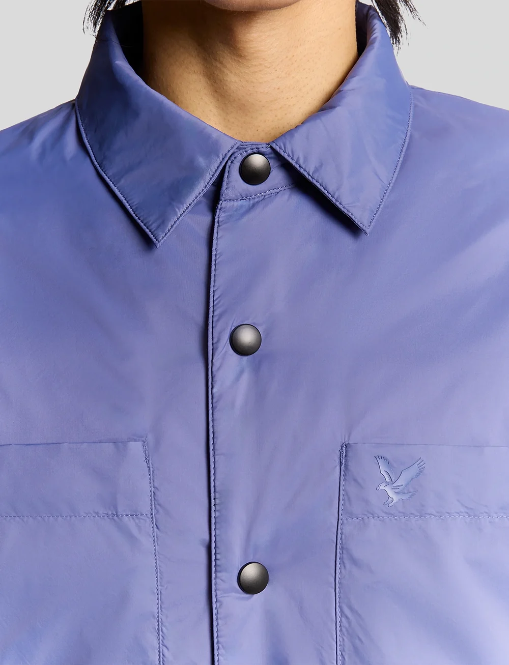 Lyle & Scott - Insulated Overshirt - vinterjakker - x876 twilight - 4