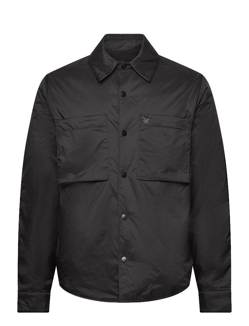 Lyle & Scott - Insulated Overshirt - dunjakker - z865 jet black - 1