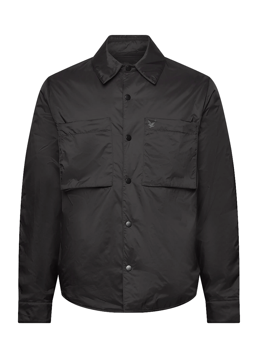 Lyle & Scott - Insulated Overshirt - vestes matelassées - z865 jet black - 1