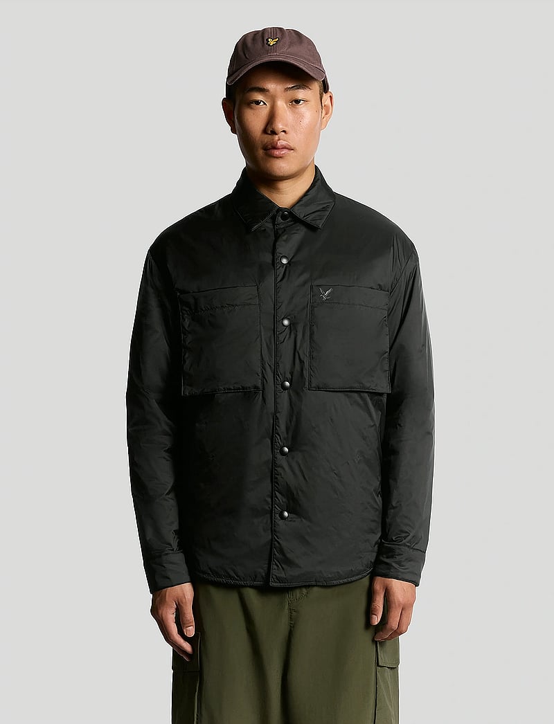 Lyle & Scott - Insulated Overshirt - dunjakker - z865 jet black - 0