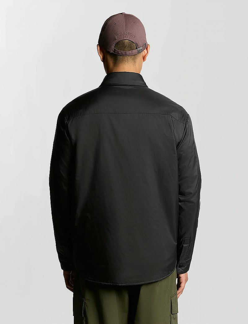 Lyle & Scott - Insulated Overshirt - dunjakker - z865 jet black - 3