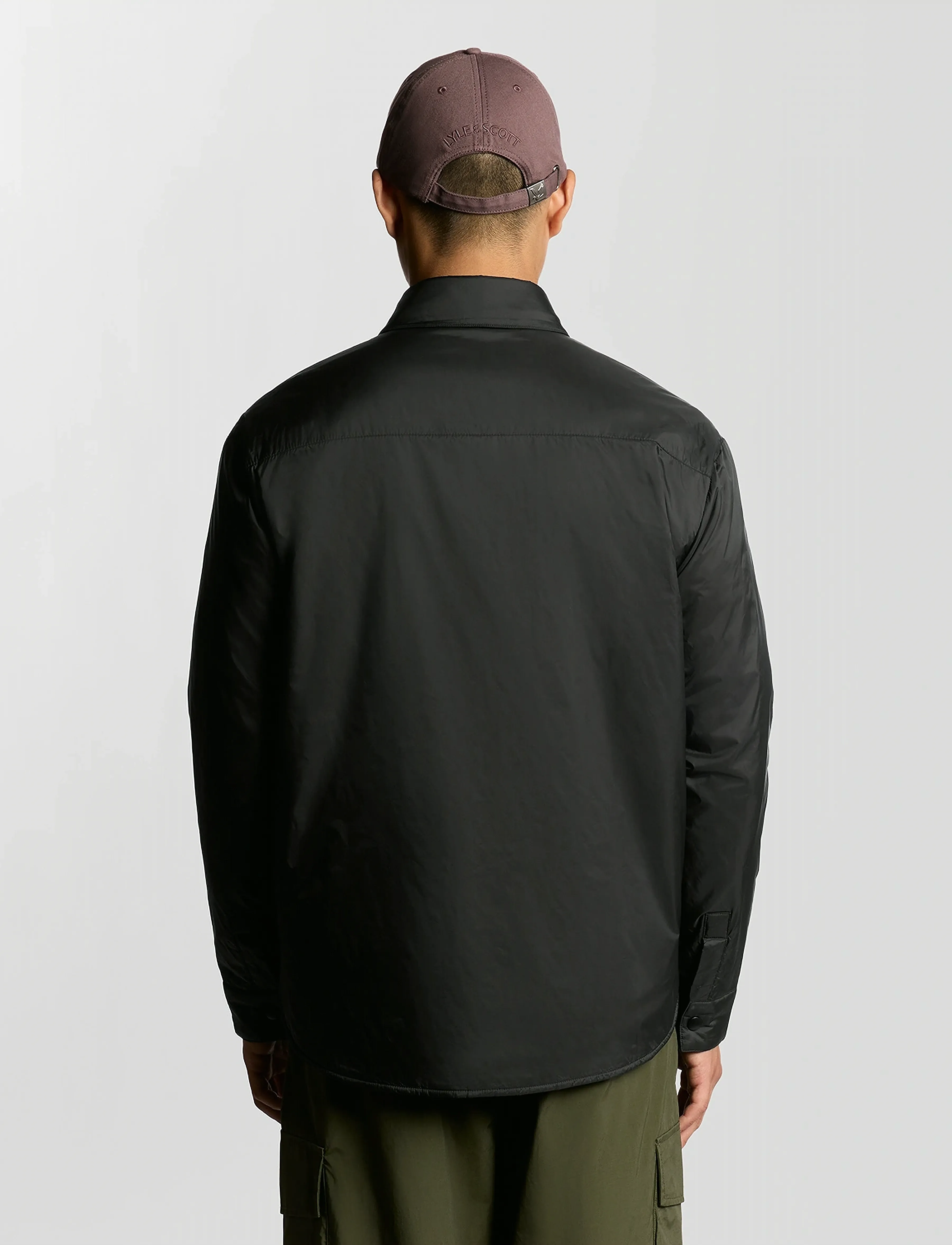 Lyle & Scott - Insulated Overshirt - vestes matelassées - z865 jet black - 3