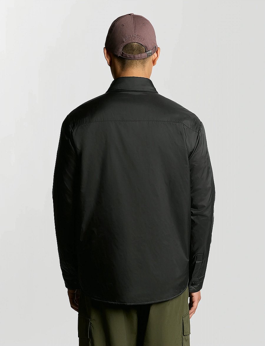 Lyle & Scott - Insulated Overshirt - vestes matelassées - z865 jet black - 3