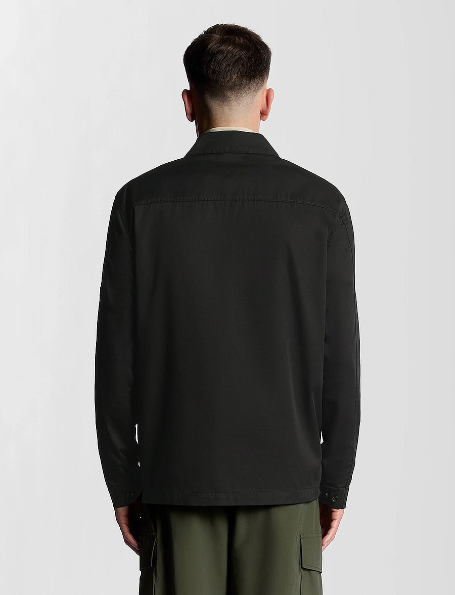 Lyle & Scott - Multi Pocket Overshirt - höstjackor - z865 jet black - 2