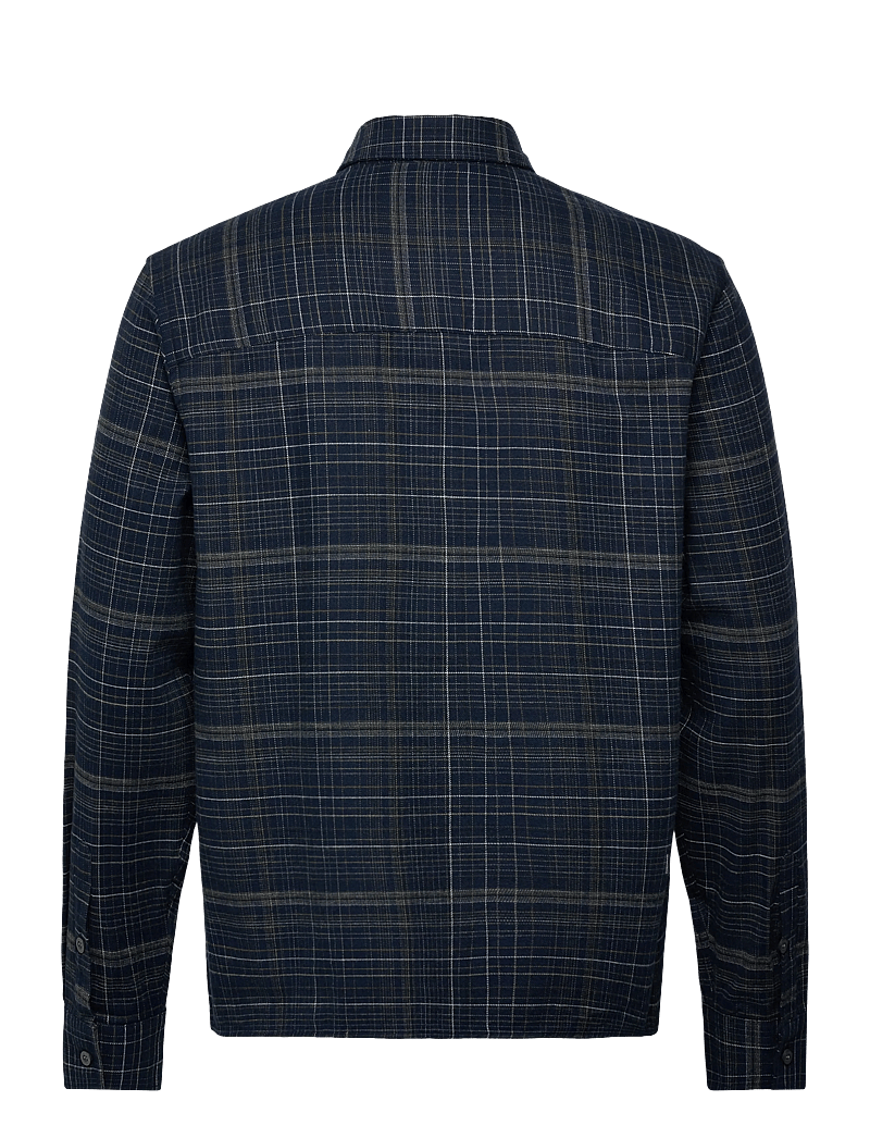 Lyle & Scott - Checked Flannel Shirt - flannel-skjorter - y060 dark navy/ tree green - 2