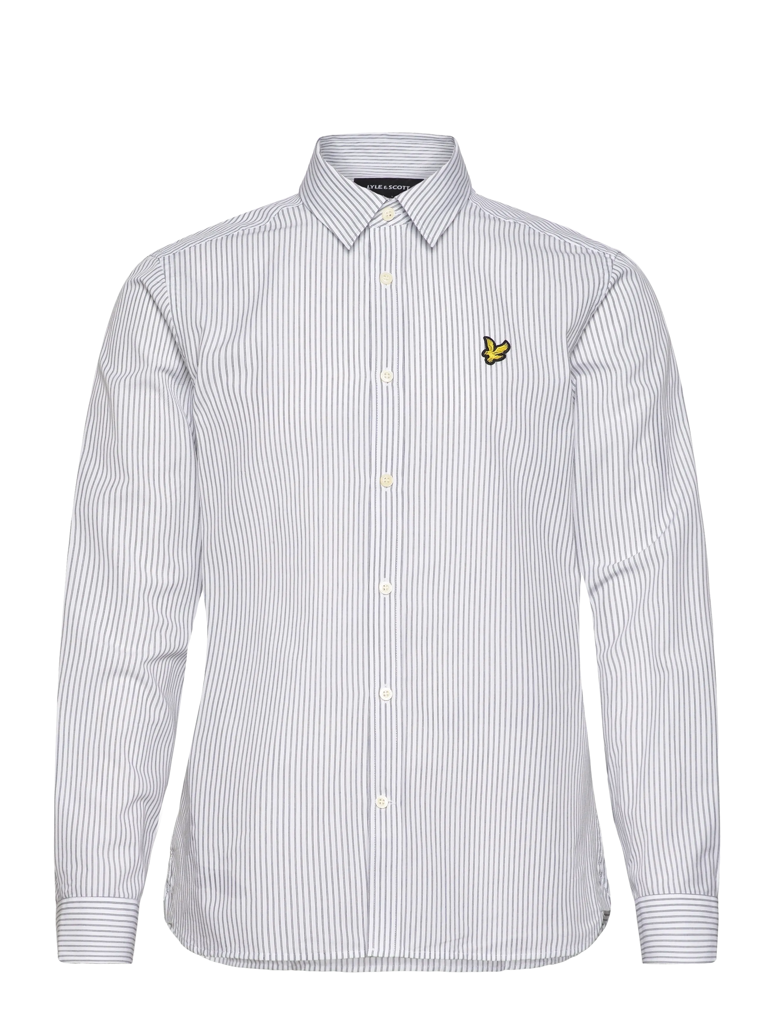 Lyle & Scott Twin Stripe Shirt - Lyle & Scott - X187 WHITE/ DARK NAVY / white