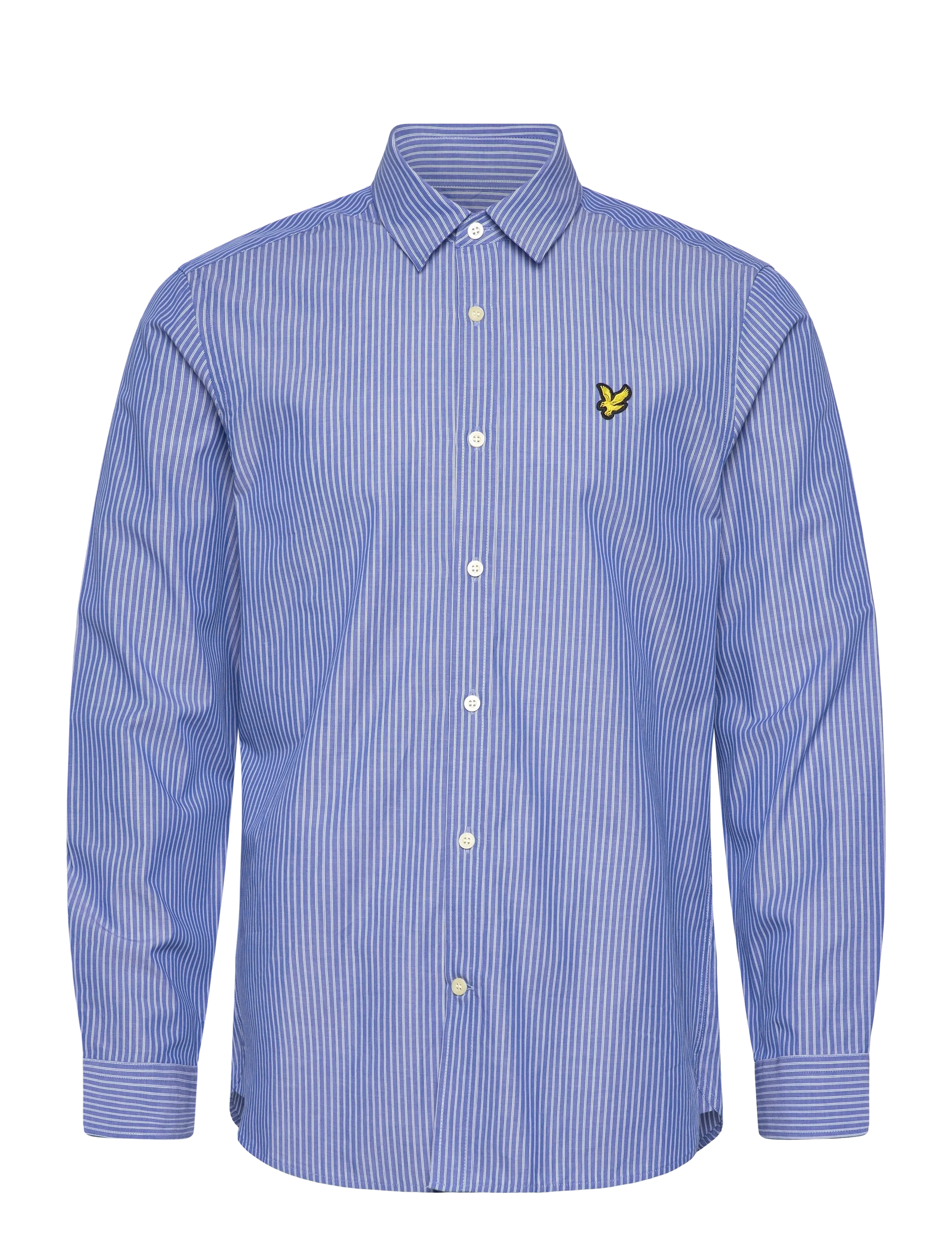 Lyle & Scott Twin Stripe Shirt - Skjortor - Y154 LUCID BLUE/ WHITE / blue
