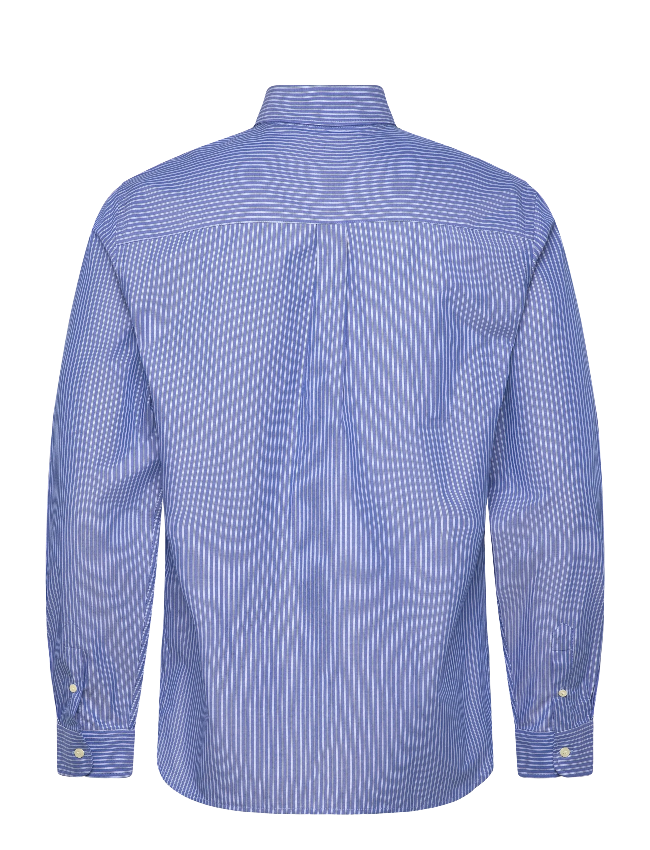 Lyle & Scott - Twin Stripe Shirt - striped shirts - y154 lucid blue/ white - 2