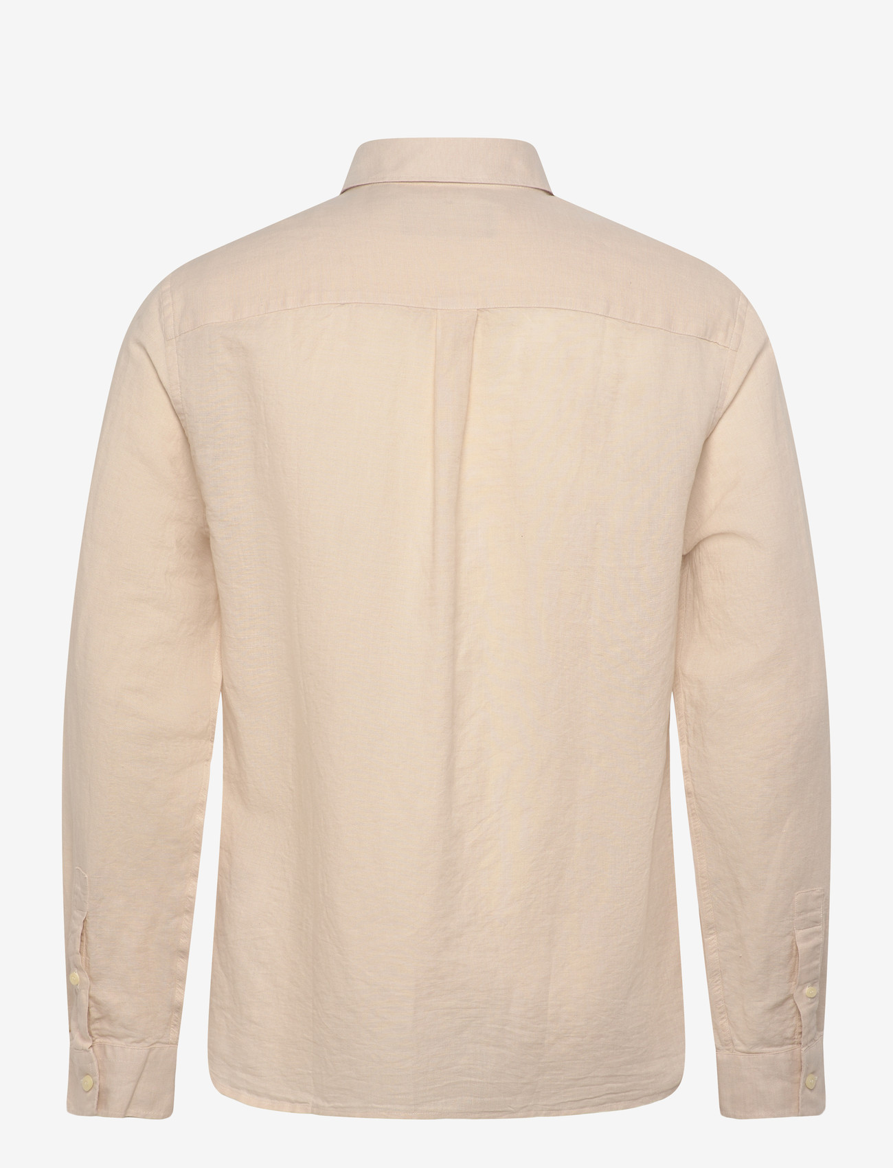 Lyle & Scott - Long Sleeve Linen Blend Shirt - lina krekli - cove - 2