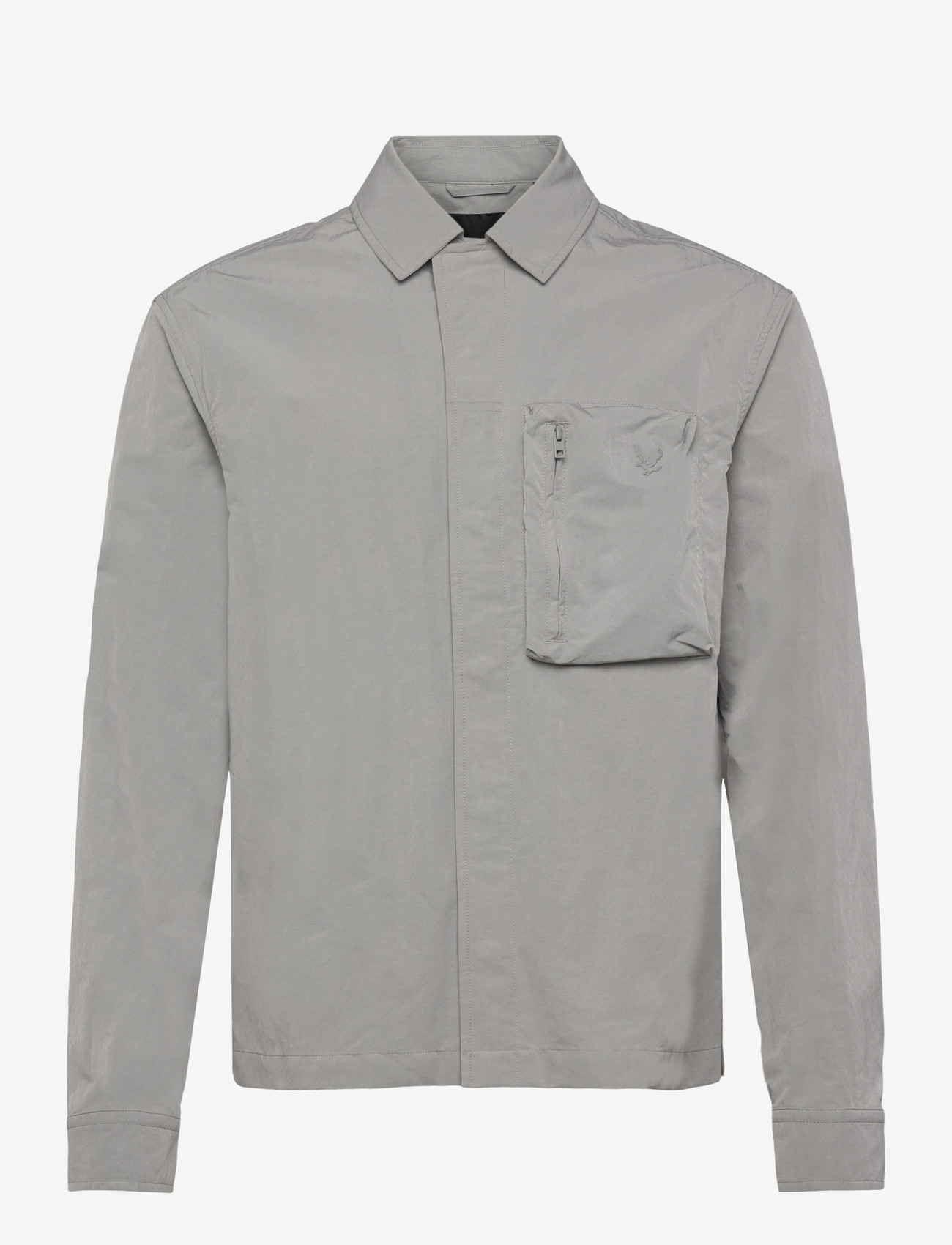 Lyle & Scott - Lightweight Ripstop Overshirt - kevadjakid - w742 cold grey - 1
