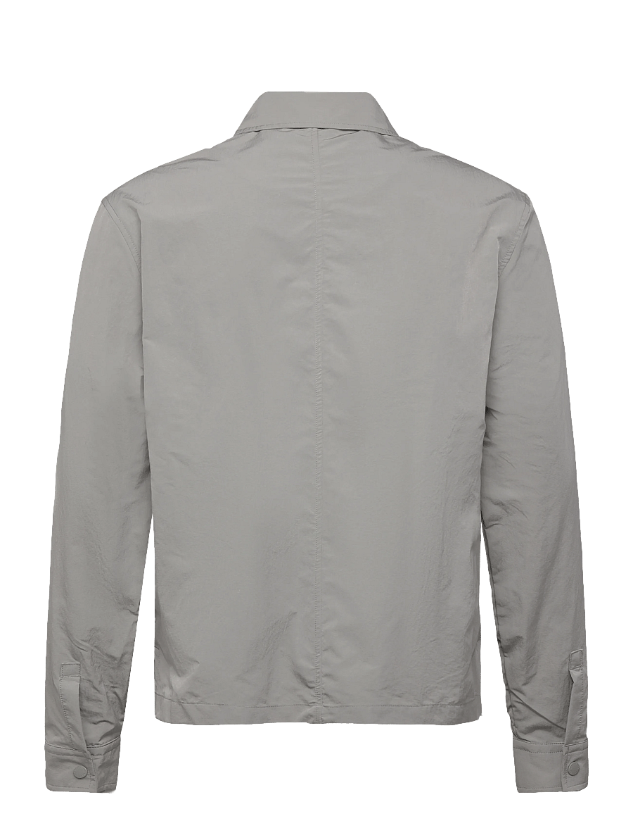 Lyle & Scott - Lightweight Ripstop Overshirt - höstjackor - w742 cold grey - 2