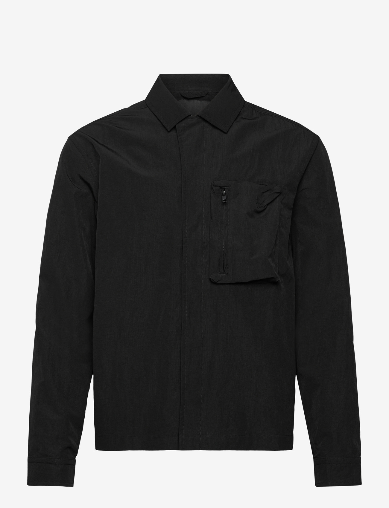 Lyle & Scott - Lightweight Ripstop Overshirt - forårsjakker - z865 jet black - 0