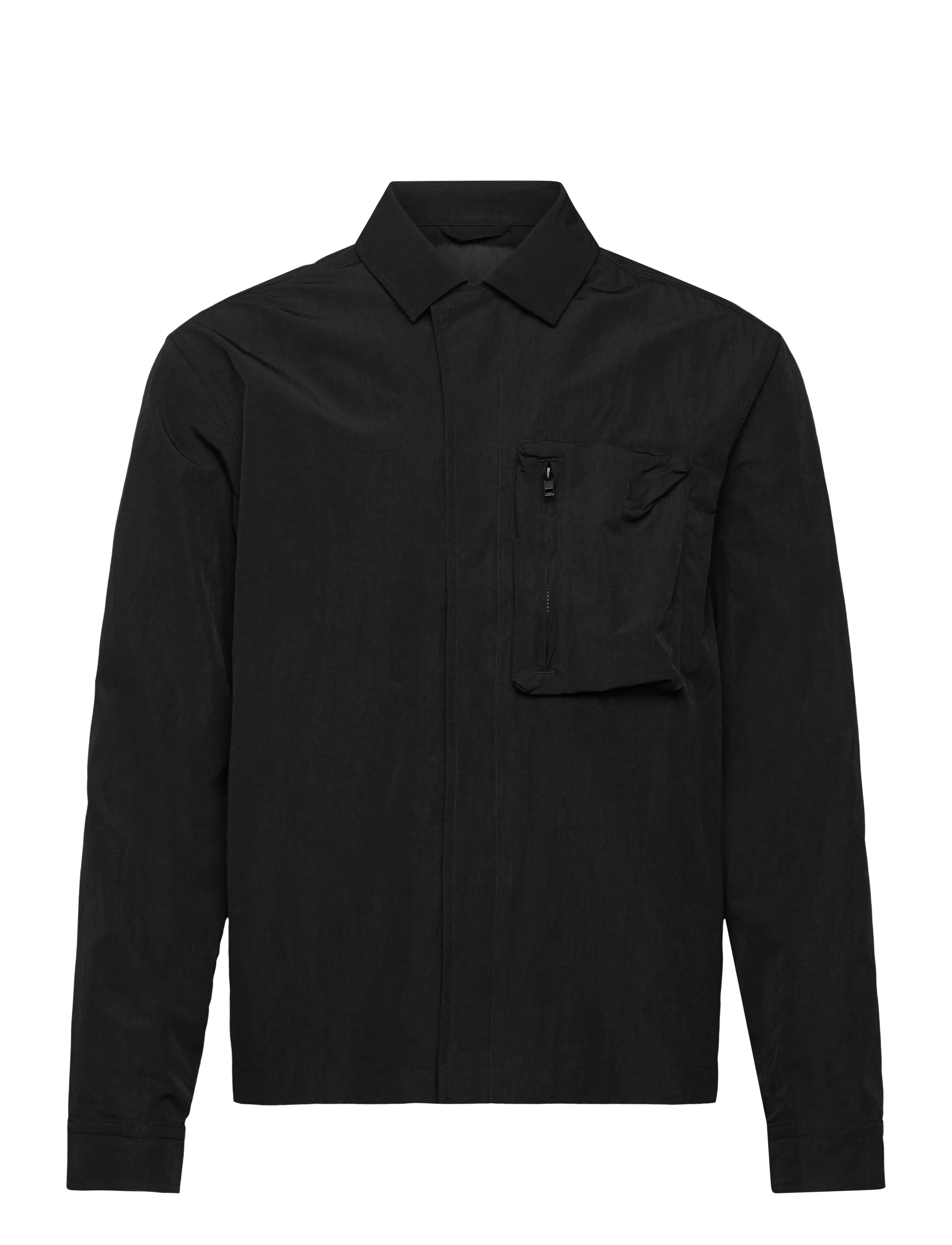 Lyle & Scott Lightweight Ripstop Overshirt - Vindjakker - Z865 JET BLACK / black
