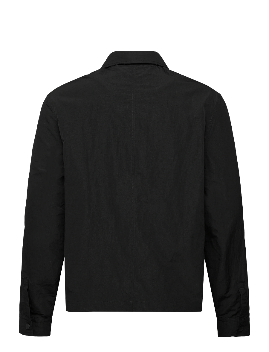 Lyle & Scott - Lightweight Ripstop Overshirt - höstjackor - z865 jet black - 2