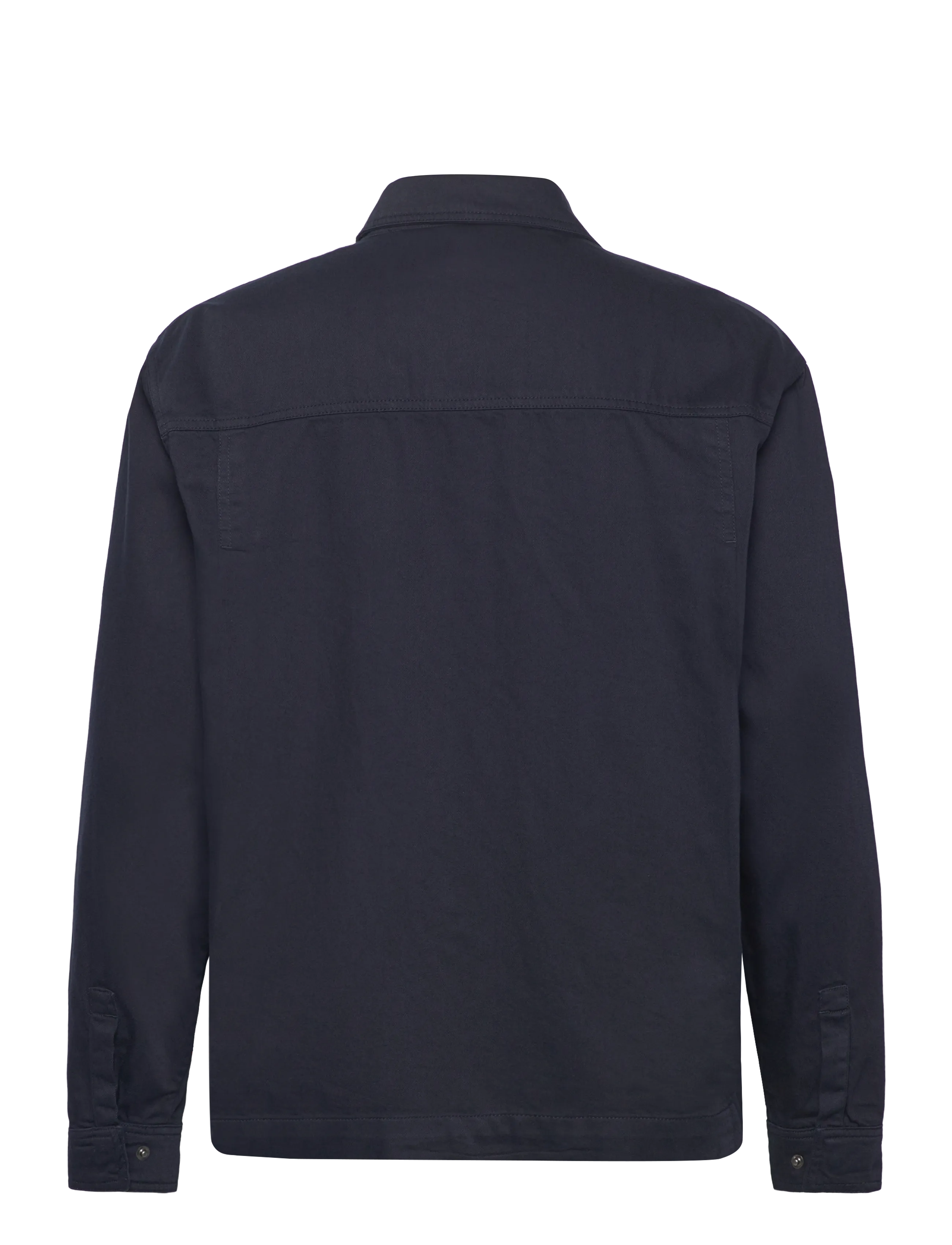 Lyle & Scott - Enzyme Wash Zip Through Overshirt - overshirts - dark navy - 2