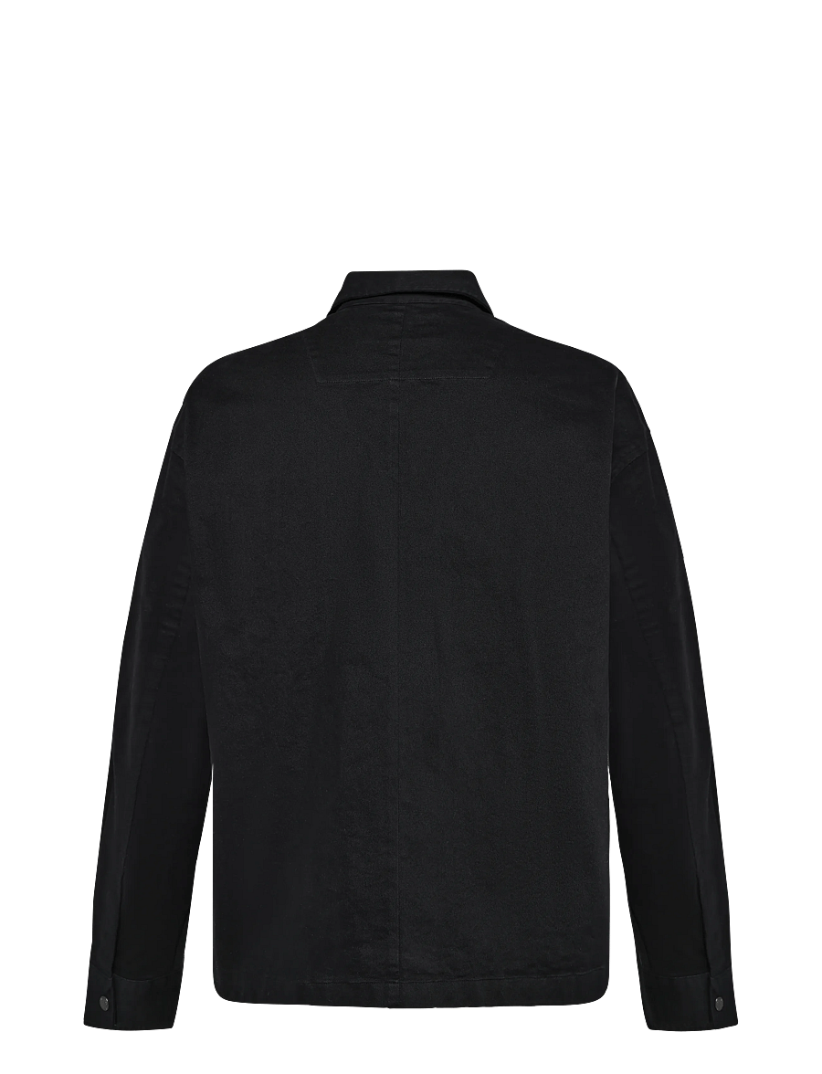 Lyle & Scott - Washed Overshirt - Überhemden - jet black - 2