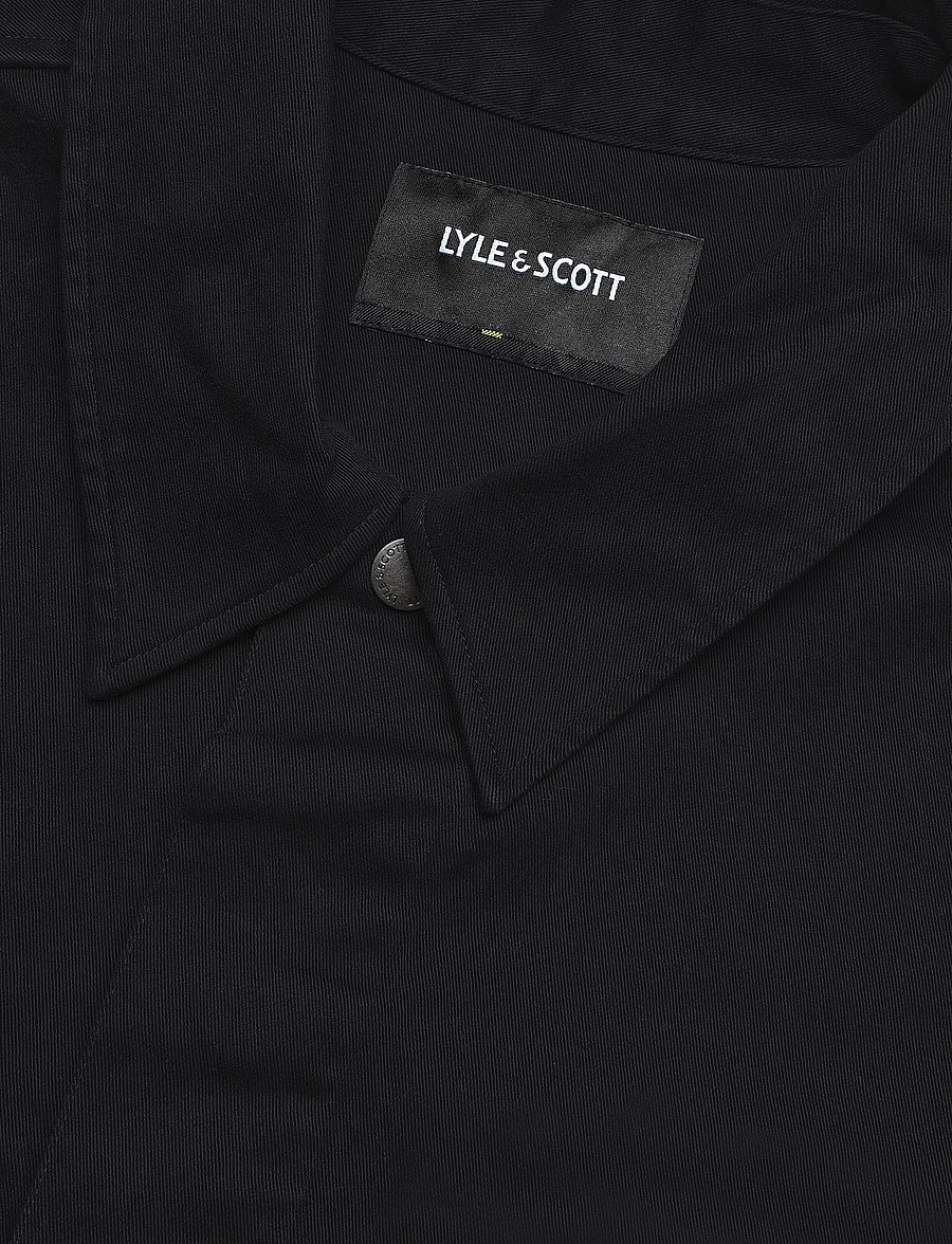 Lyle & Scott - Washed Overshirt - Überhemden - jet black - 5