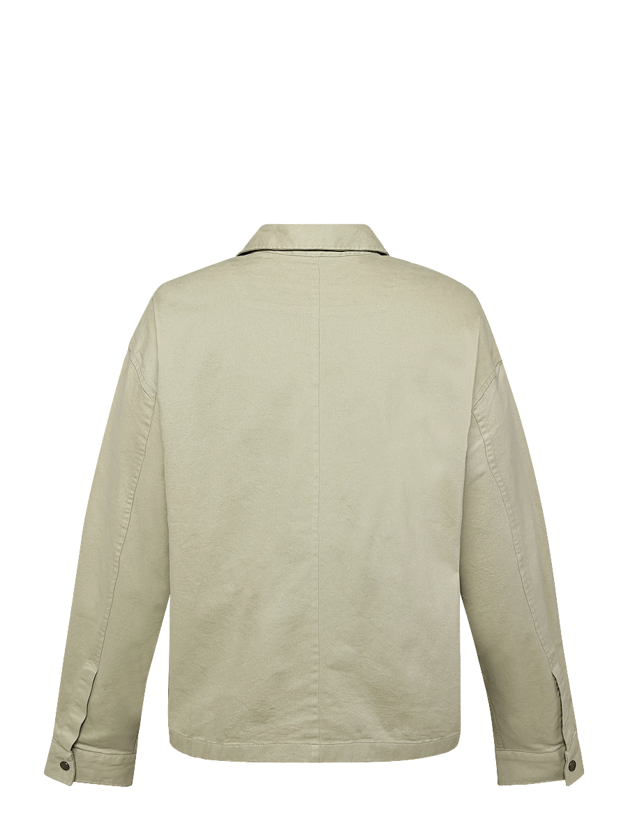 Lyle & Scott - Washed Overshirt - Überhemden - smoke olive - 2