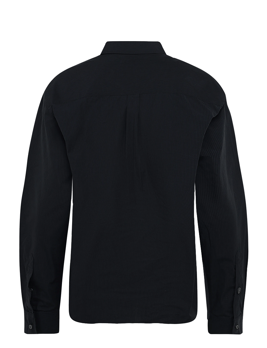Lyle & Scott - Windowpane Shirt - casual skjorter - dark navy - 1
