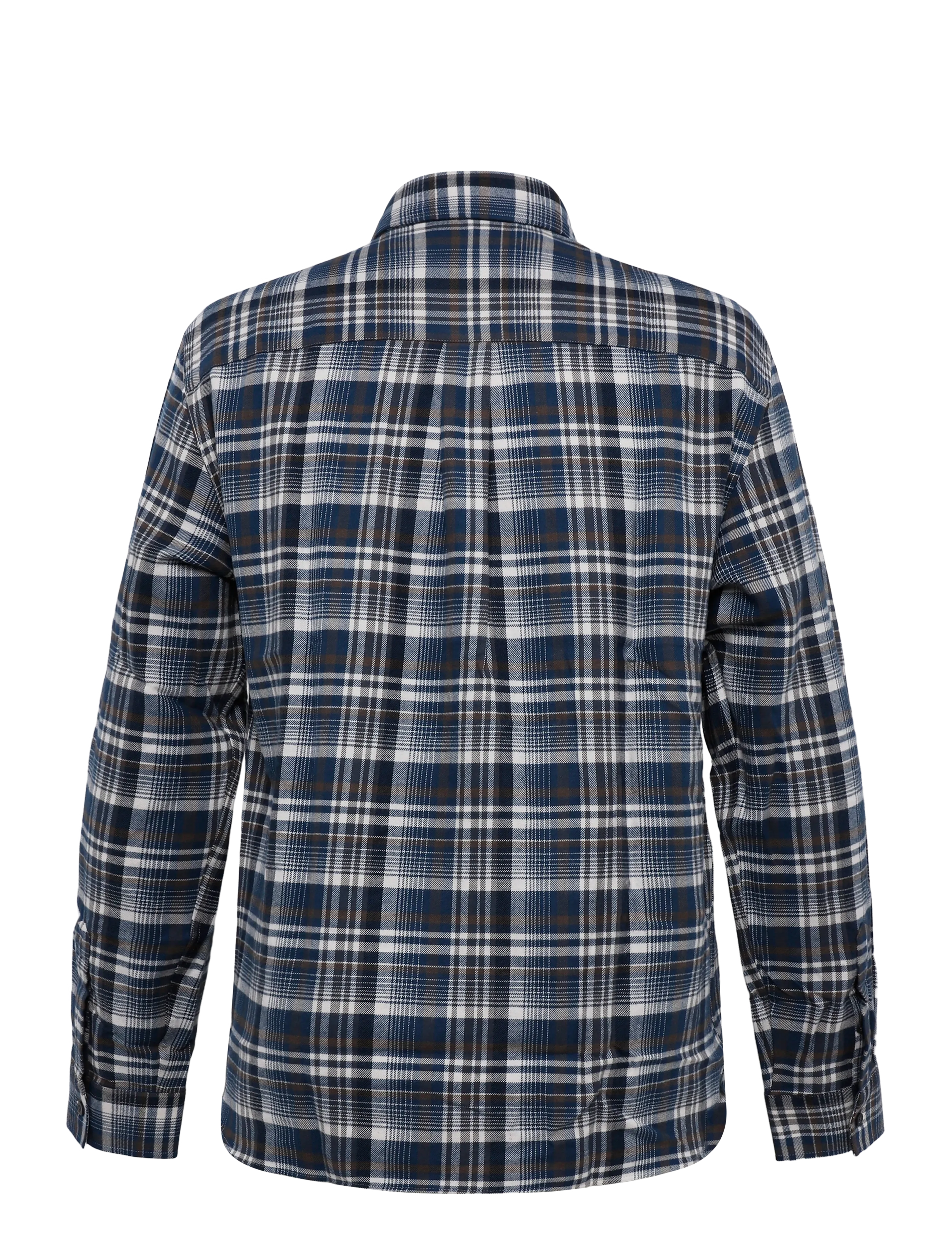 Lyle & Scott - Offset Check Shirt - aegean blue - 1