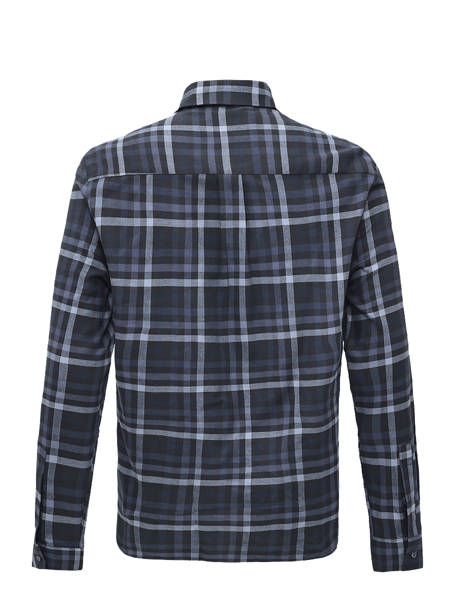 Lyle & Scott - Tonal Check Shirt - karierte hemden - dark navy - 2