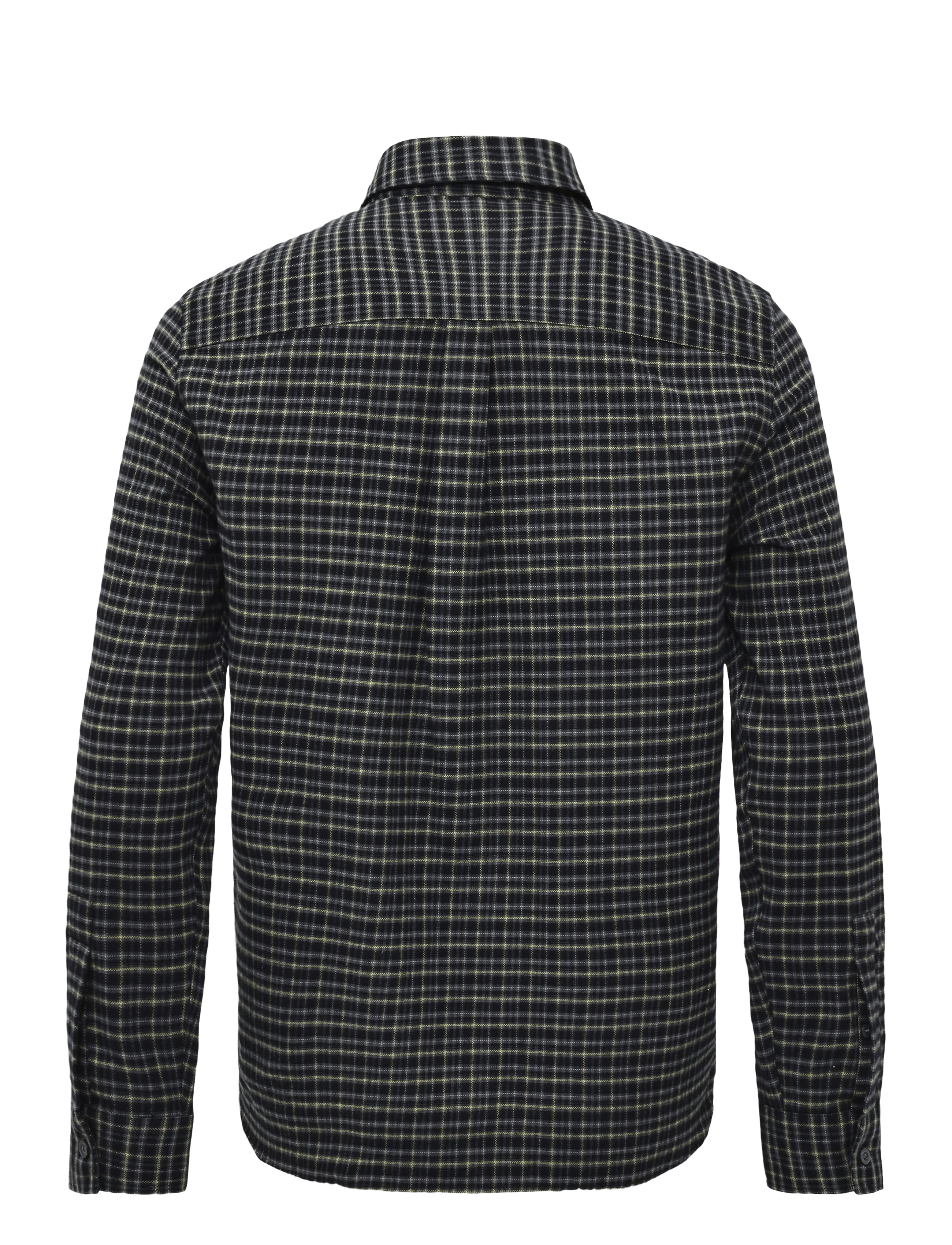 Lyle & Scott - Tartan Flannel Shirt - jet black - 1