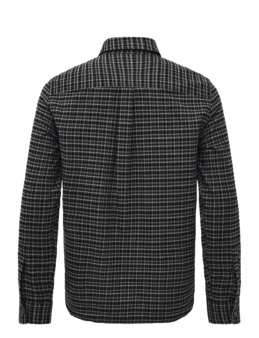 Lyle & Scott - Tartan Flannel Shirt - flannel shirts - jet black - 1