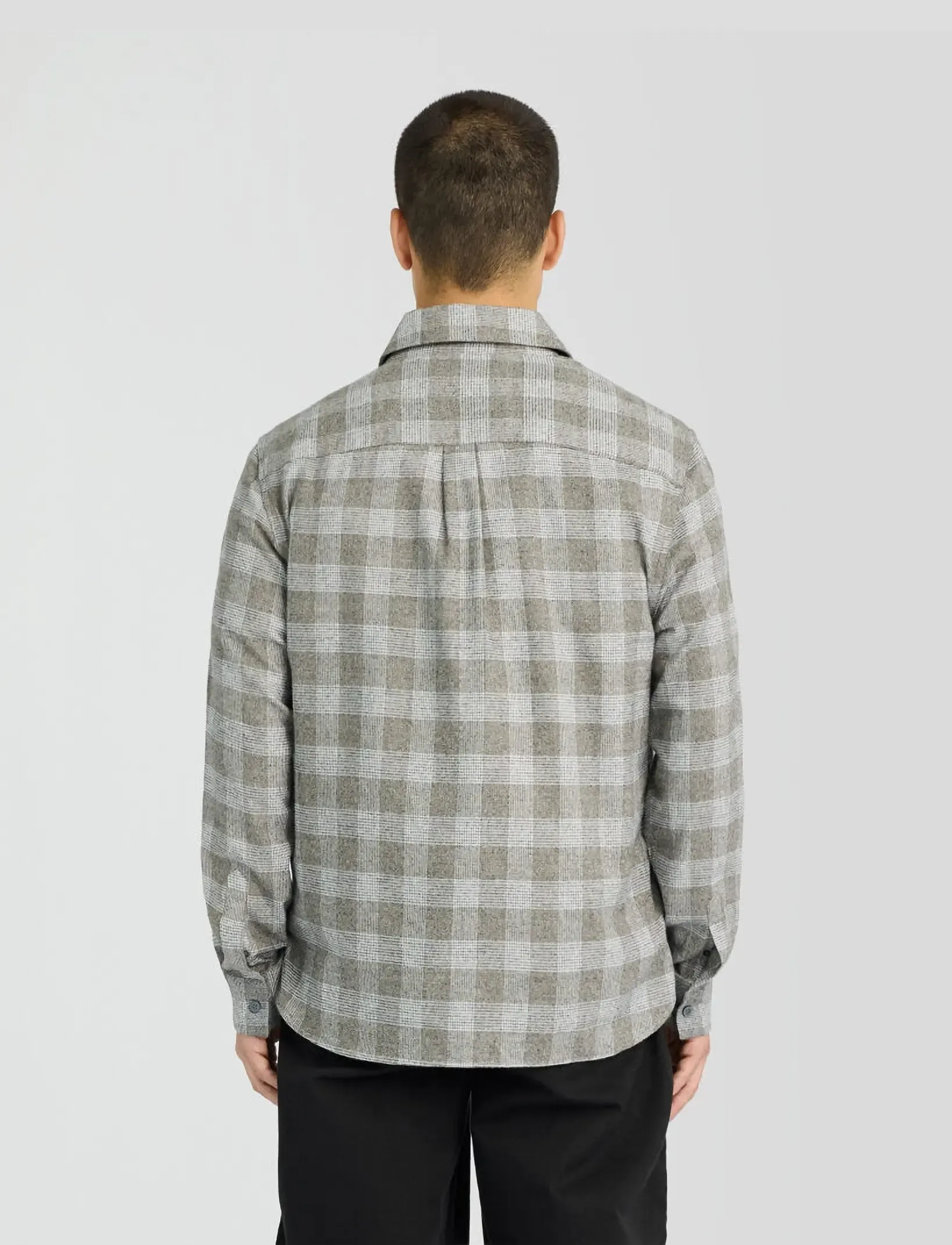 Lyle & Scott - Static Check Flannel Shirt - flanell-hemden - static grey - 3