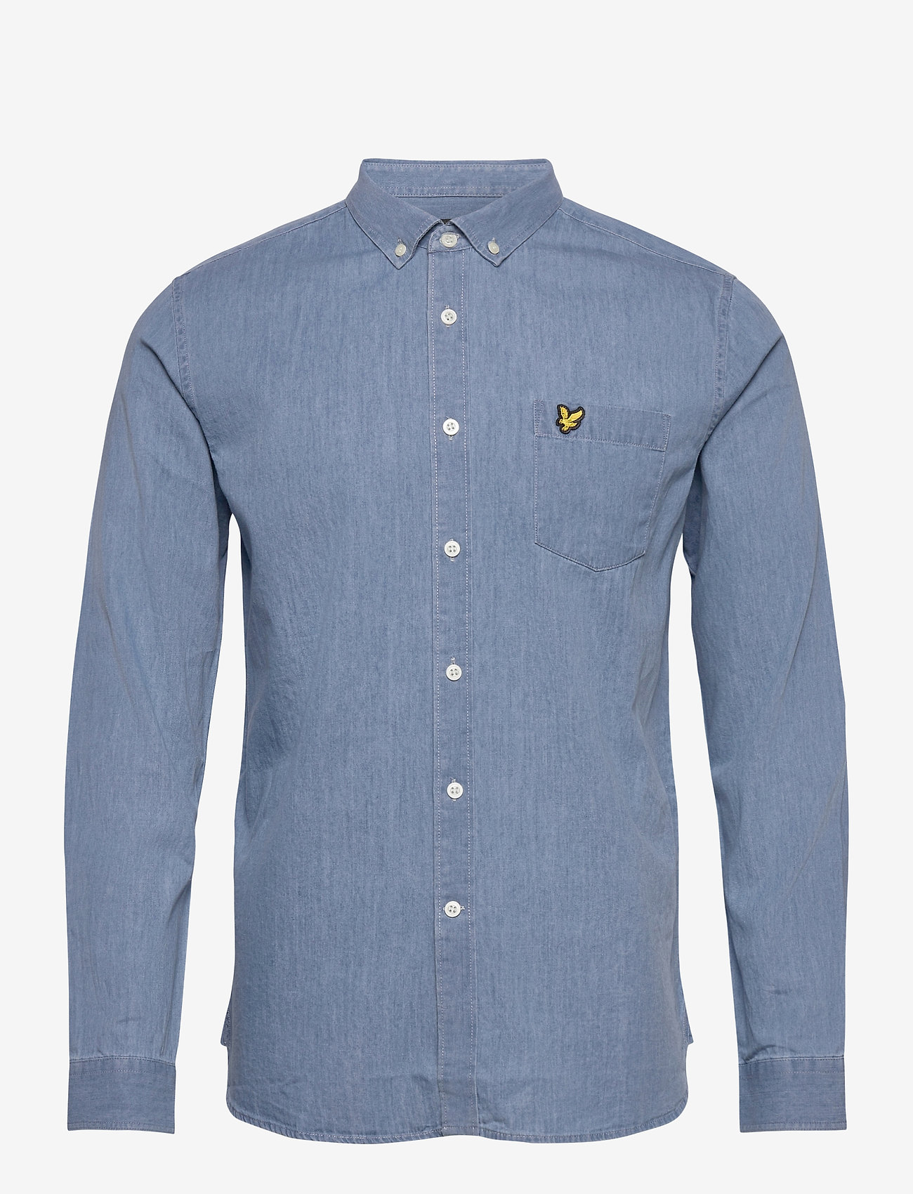 Lyle & Scott - Denim Shirt - bleached indigo - 0