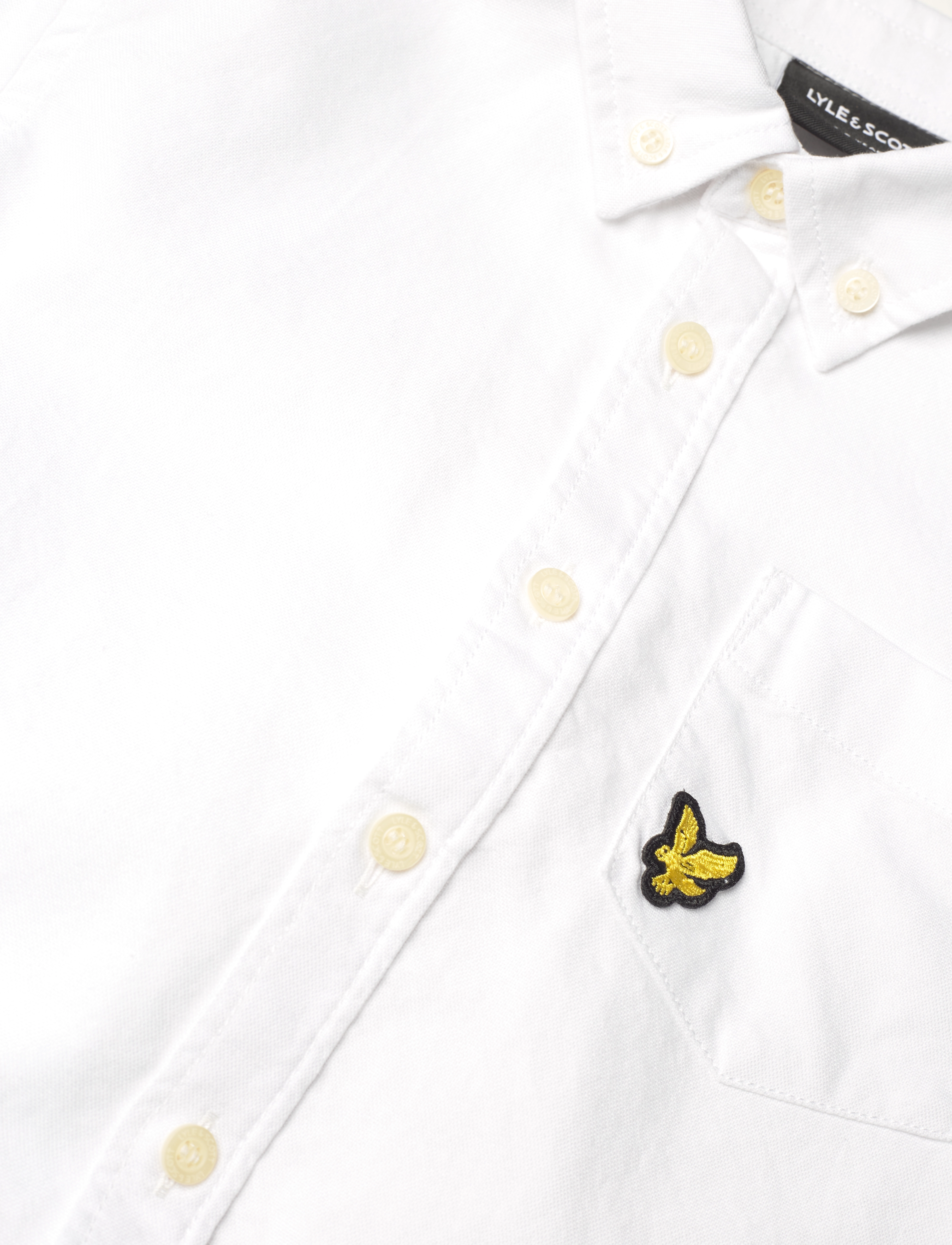 Lyle & Scott - Oxford Shirt - 626 white - 2