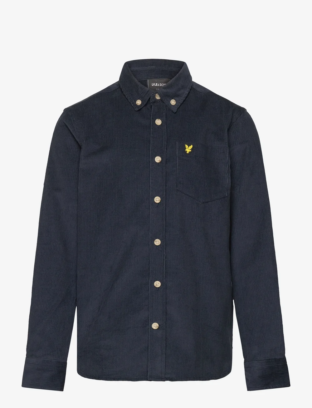 Lyle & Scott - Needle Cord Shirt - krekli ar garām piedurknēm - z271 dark navy - 1