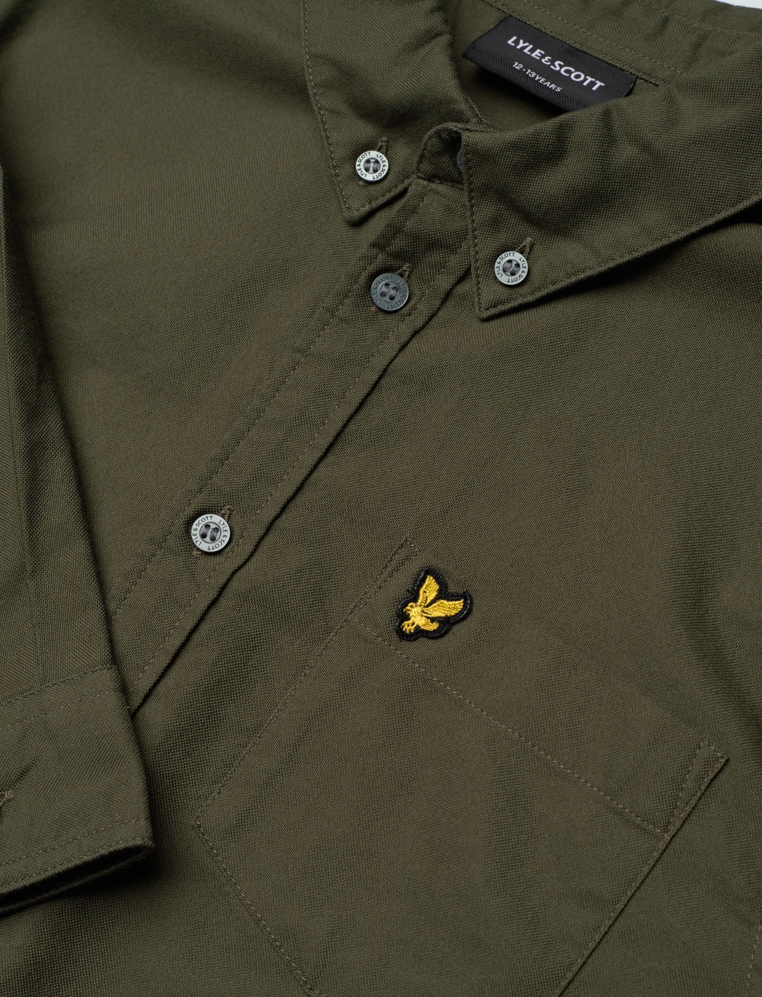 Lyle & Scott - Oxford Shirt - long-sleeved shirts - x848 deep depths - 2