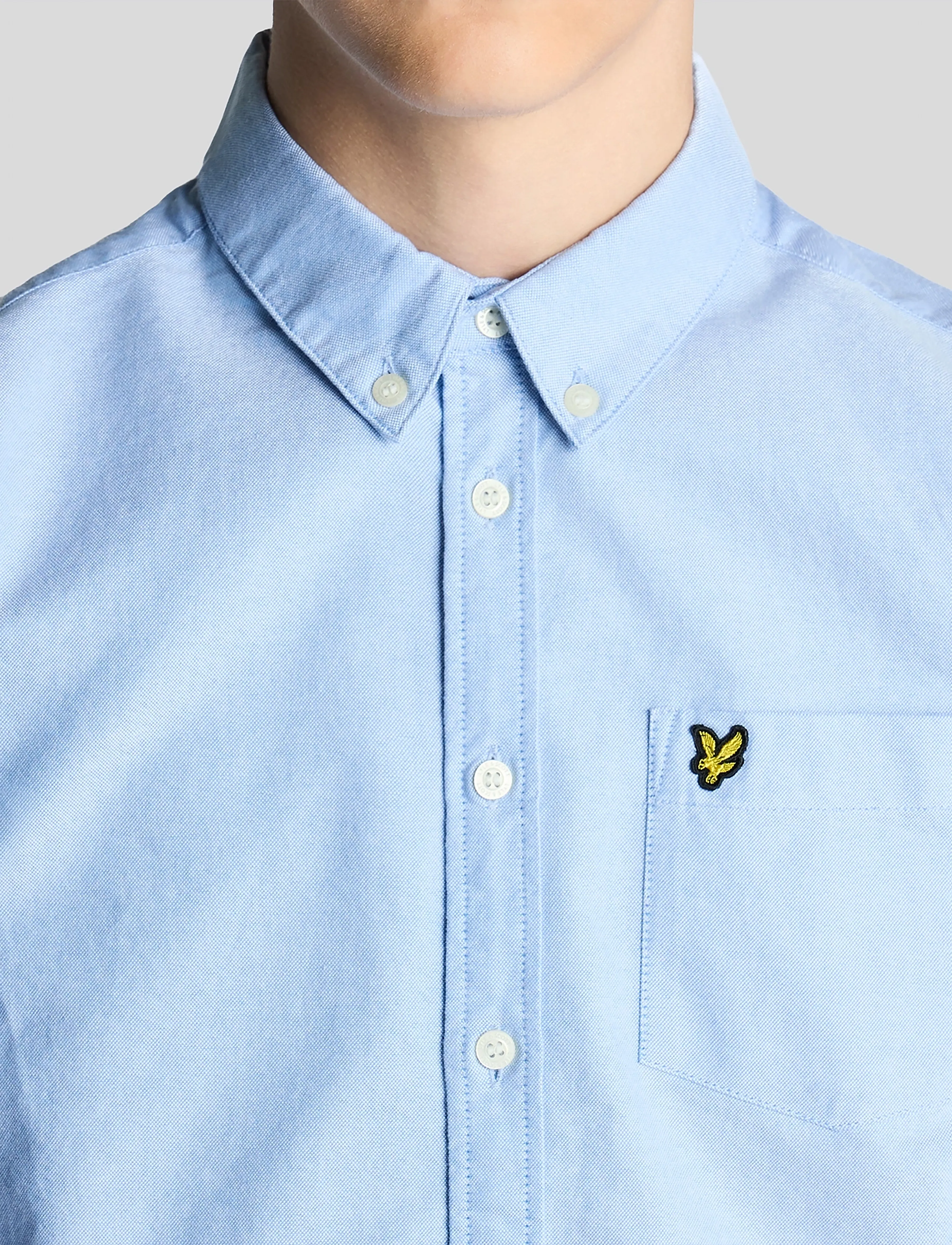 Lyle & Scott - Oxford Shirt - pikkade varrukatega särgid - riviera - 4