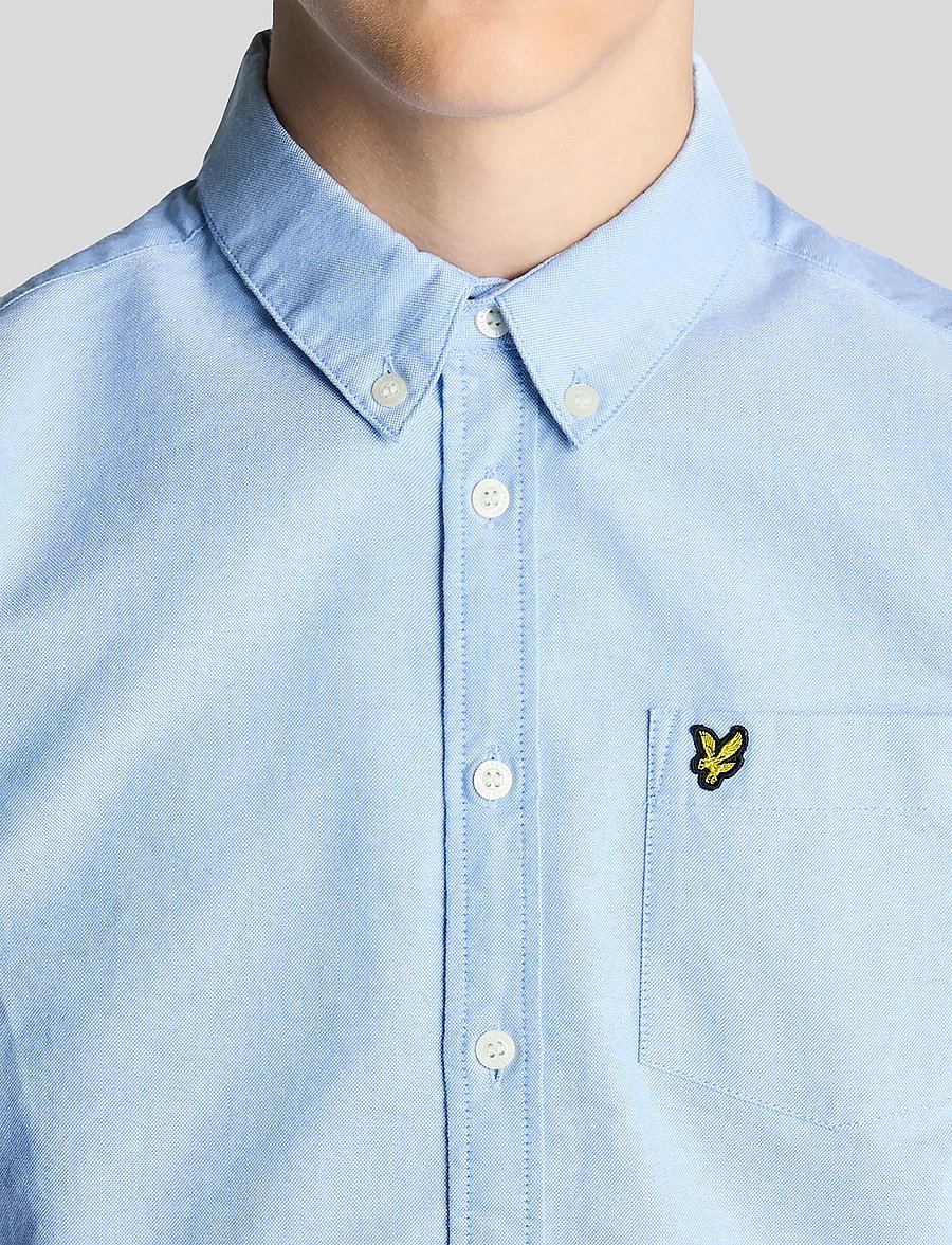 Lyle & Scott - Oxford Shirt - långärmade skjortor - riviera - 4