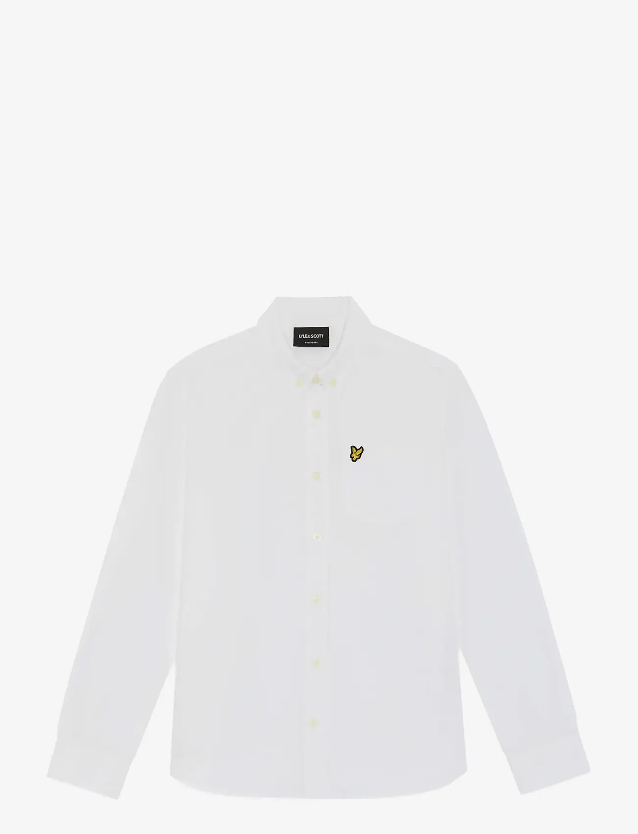 Lyle & Scott - Oxford Shirt - langärmlige hemden - white - 1