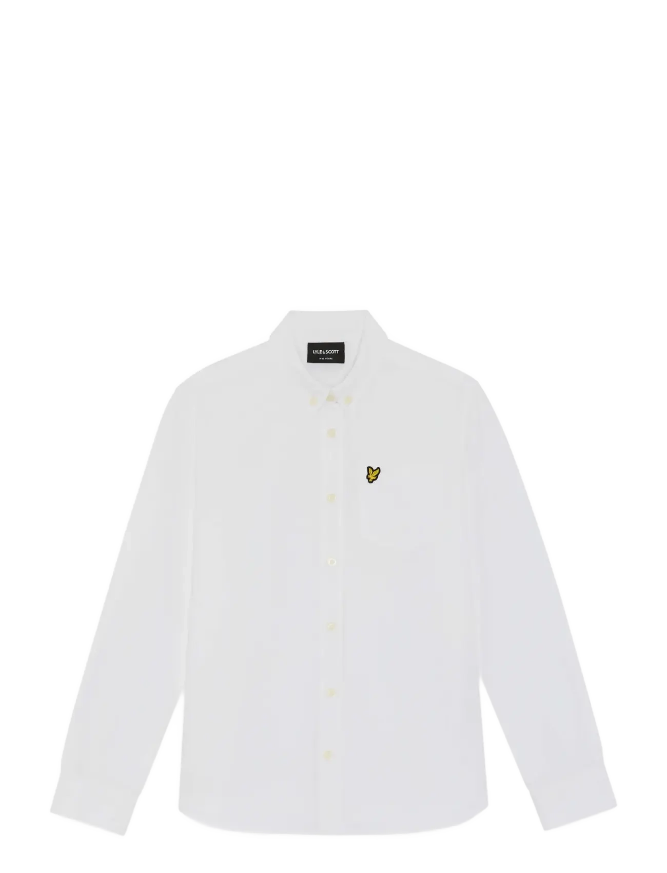 Lyle & Scott - Oxford Shirt - langärmlige hemden - white - 1