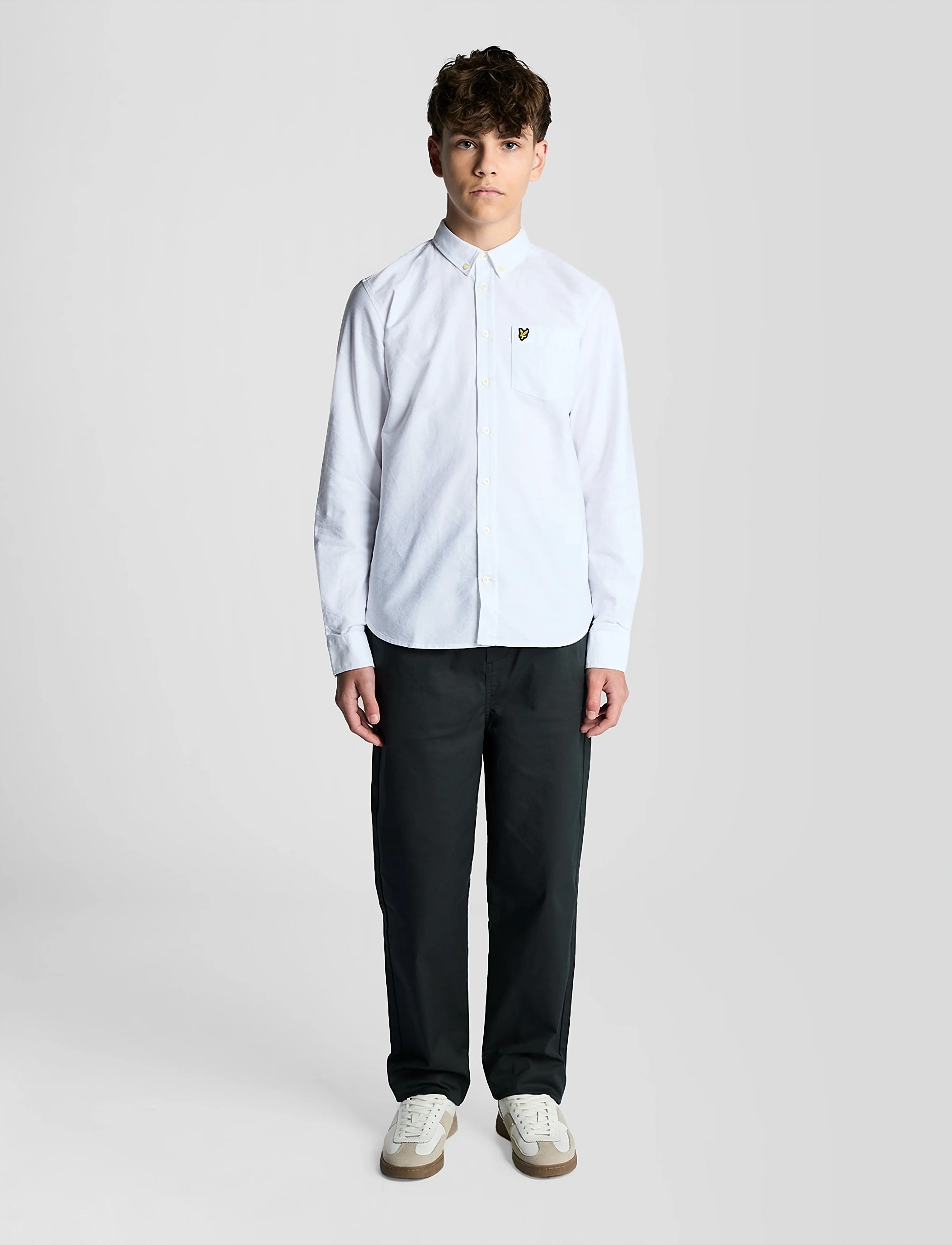 Lyle & Scott - Oxford Shirt - pikkade varrukatega särgid - white - 2