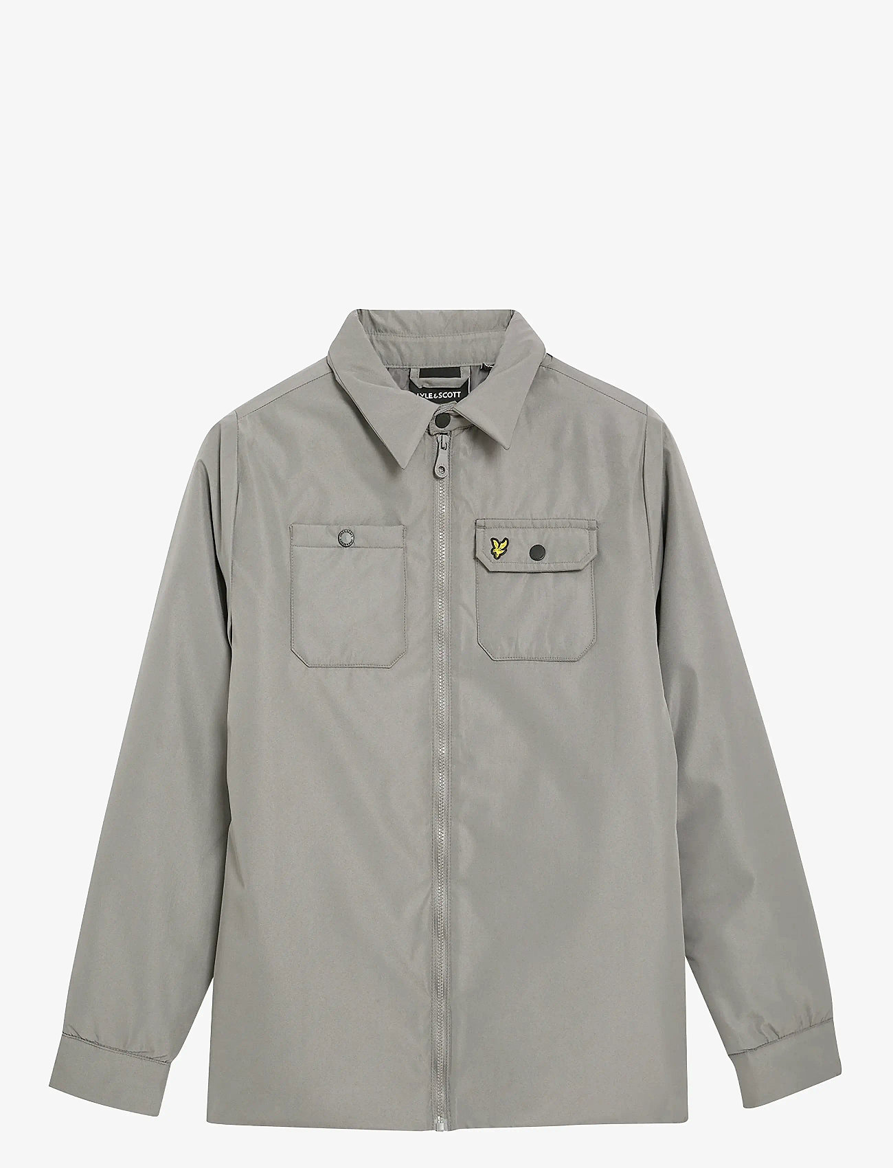 Lyle & Scott - Padded Woven Overshirt - overshirts - x852 sharkskin - 0