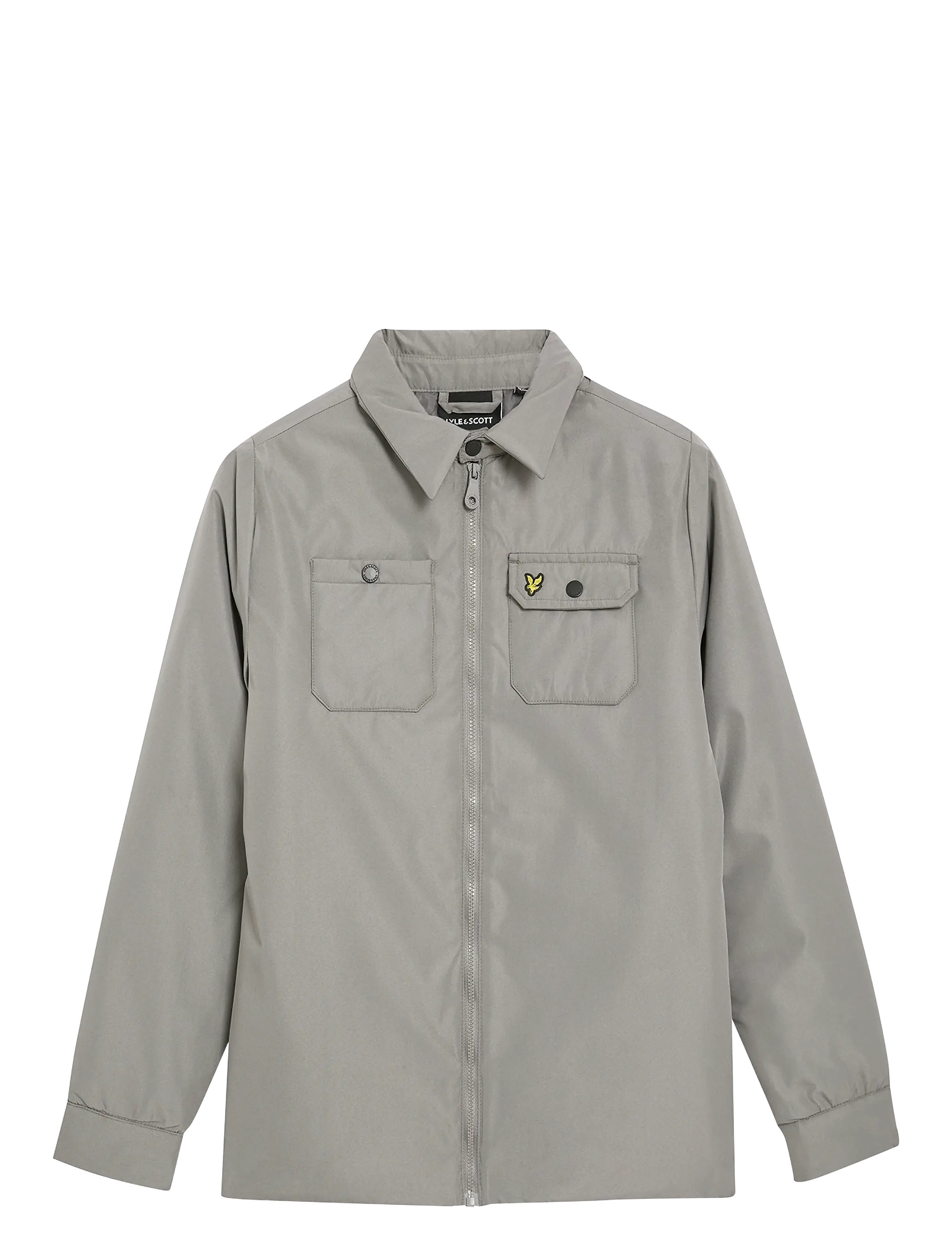 Padded Woven Overshirt - X852 SHARKSKIN