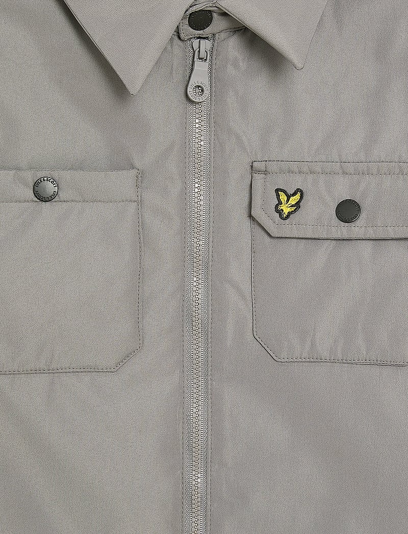Lyle & Scott - Padded Woven Overshirt - overshirts - x852 sharkskin - 1